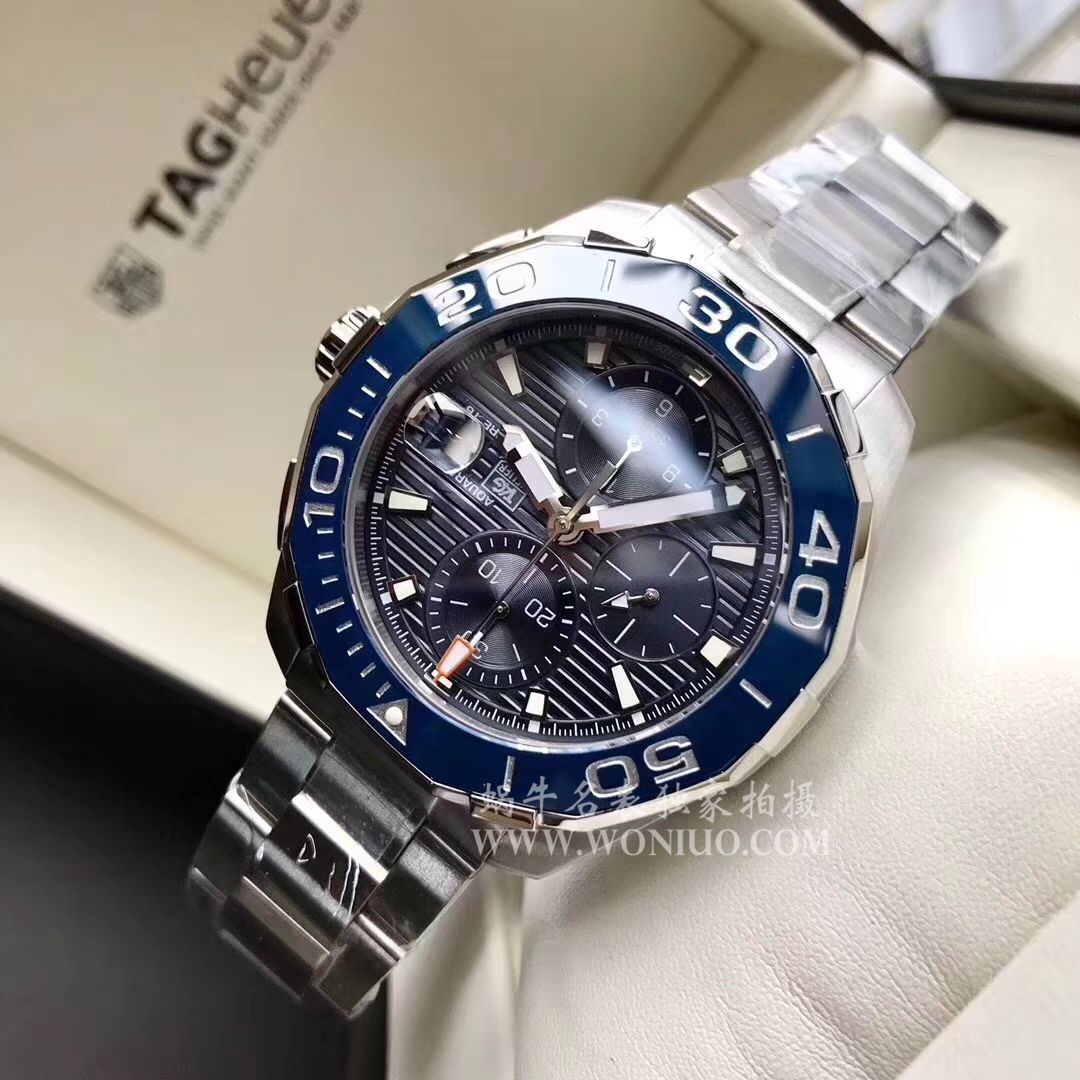 视频评测泰格豪雅竞潜系列原单计时机械表泰格豪雅竞潜系列CAY211B.BA0927，CAY211A.BA0927腕表 / TG034MM