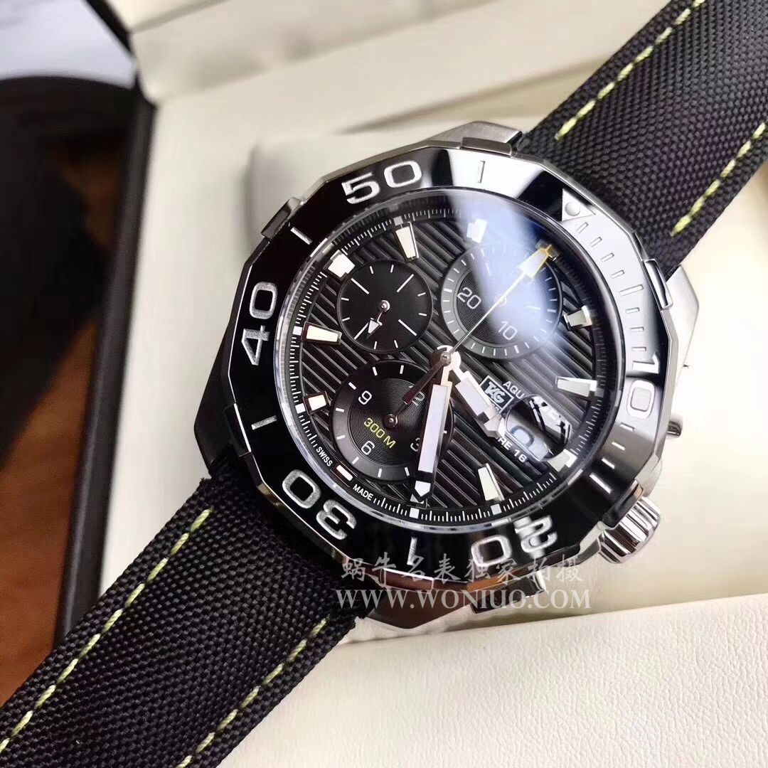 视频评测泰格豪雅竞潜系列原单计时机械表泰格豪雅竞潜系列CAY211B.BA0927，CAY211A.BA0927腕表 / TG034MM