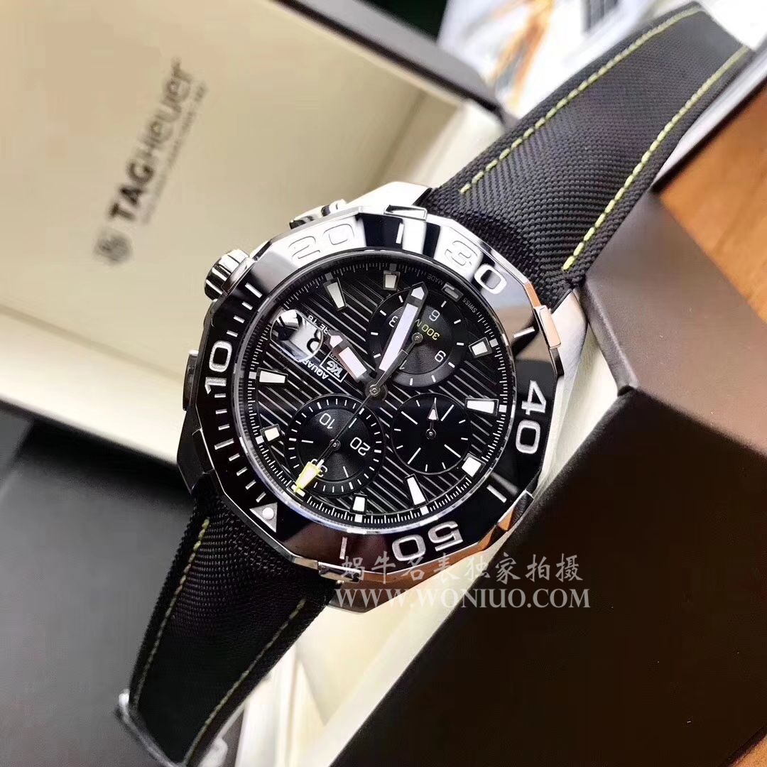 视频评测泰格豪雅竞潜系列原单计时机械表泰格豪雅竞潜系列CAY211B.BA0927，CAY211A.BA0927腕表 / TG034MM