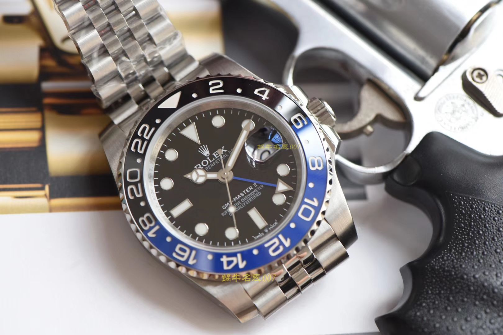   视频讲解  劳力士格林尼治型II系列m126710blnr-0002腕表  DJ最新升级克隆3186机芯劳力士格林尼治型I二代黑篮圈   / R300