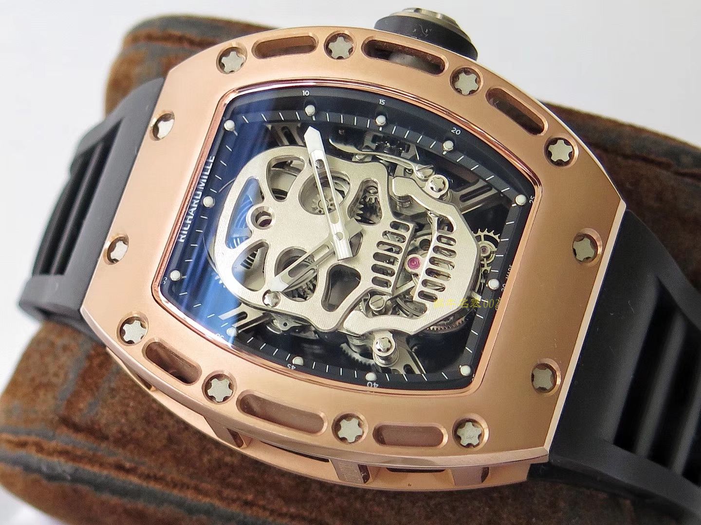 RICHARD MILLE 里查德米尔男士系列RM 52-01腕表  理查德米勒骷髅头陀飞轮   / RM052FD