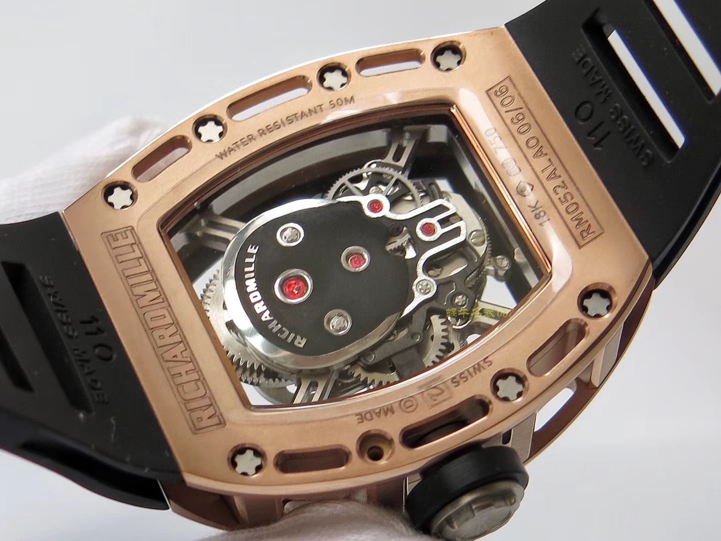 RICHARD MILLE 里查德米尔男士系列RM 52-01腕表  理查德米勒骷髅头陀飞轮   / RM052FD