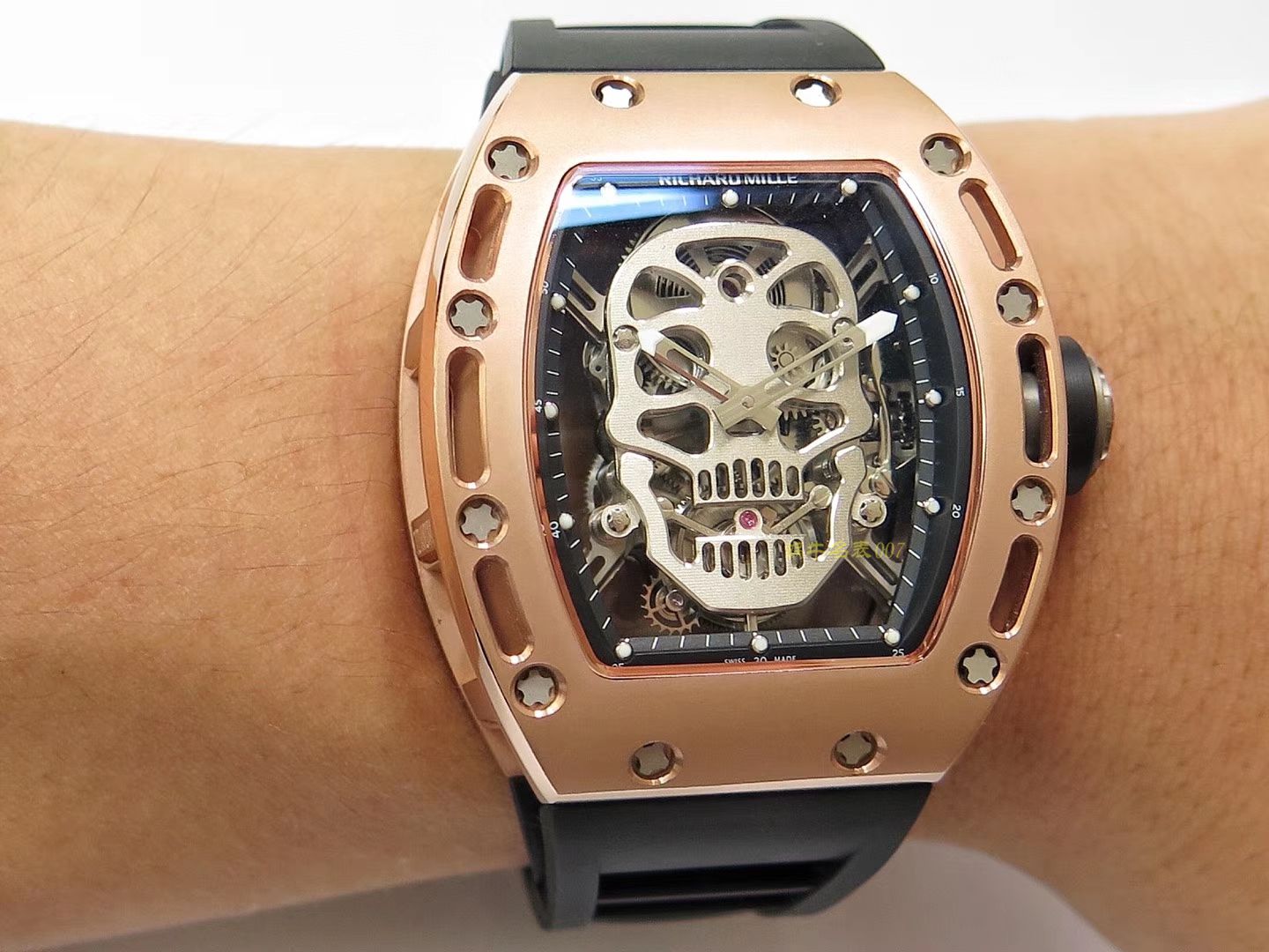 RICHARD MILLE 里查德米尔男士系列RM 52-01腕表  理查德米勒骷髅头陀飞轮   / RM052FD