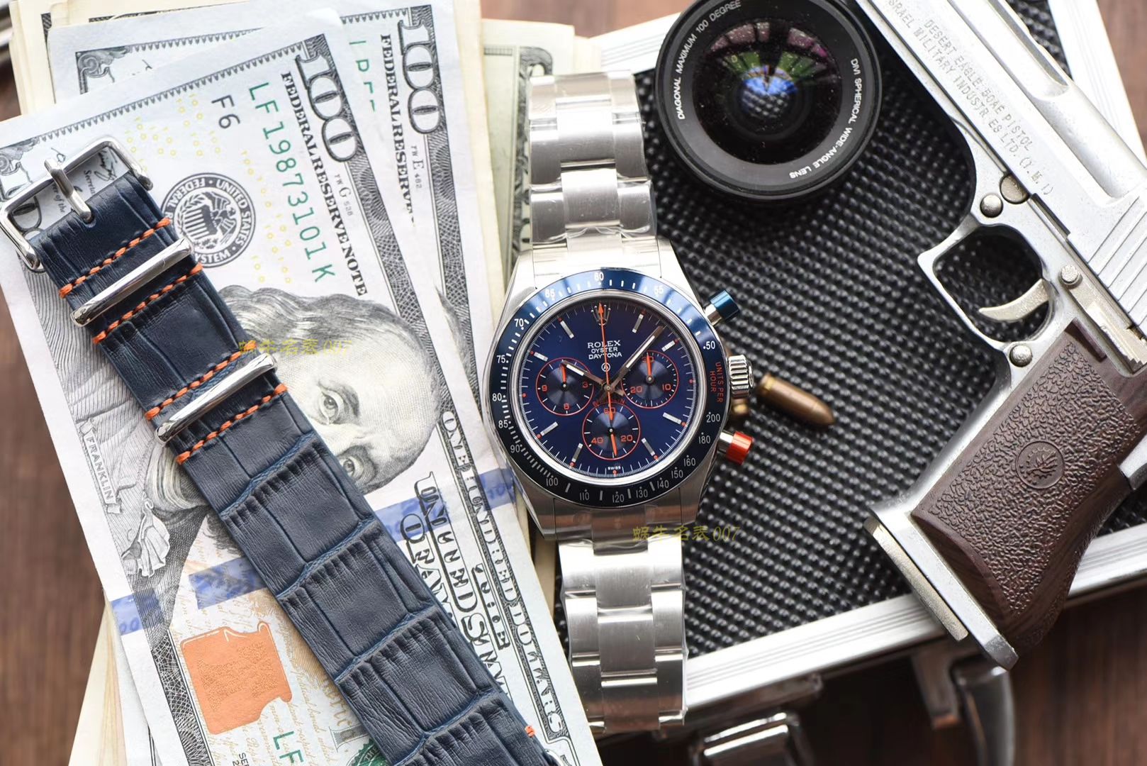 视频评测劳力士“Spike Lee”限量版迪通拿 全球限量40只，纽约尼克斯队的主面，背透的劳力士 / R301