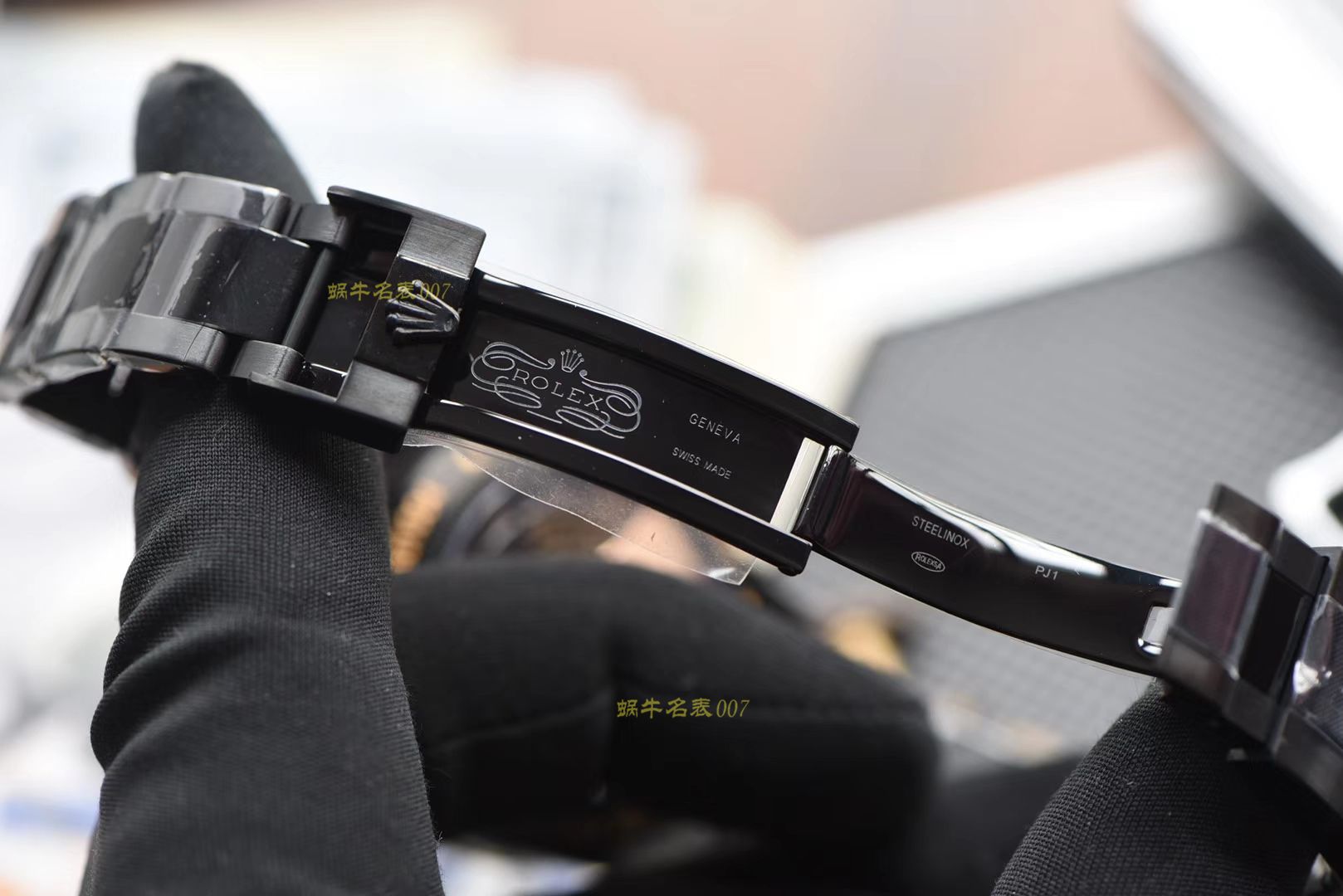 劳力士迪通拿全黑限量版 彩面按键，透底设计‼️极其特别 / R302