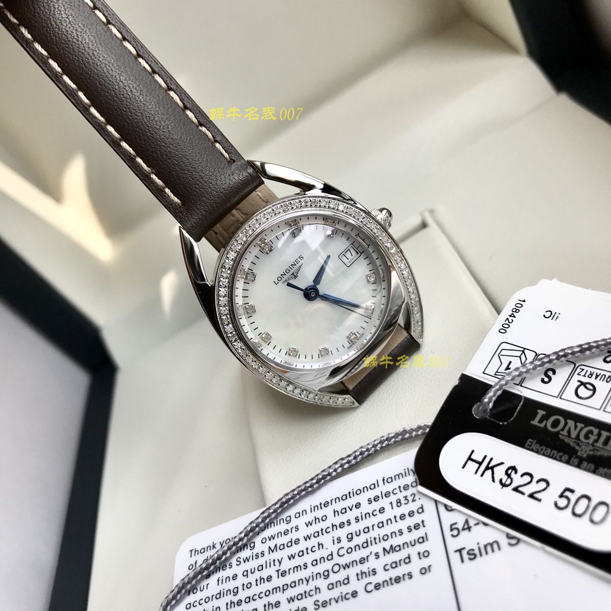   渠道原单真钻  浪琴马术系列L6.136.0.87.2腕表女装 / L108