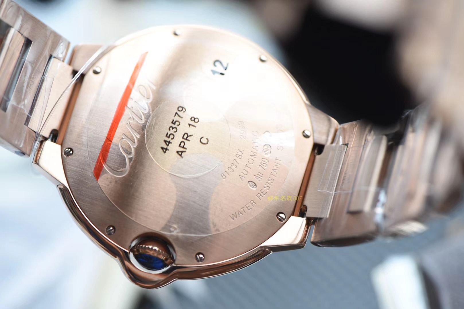 CARTIER卡地亚蓝气球系列W69006Z2腕表    V6厂蓝气球全玫瑰金款 / K210