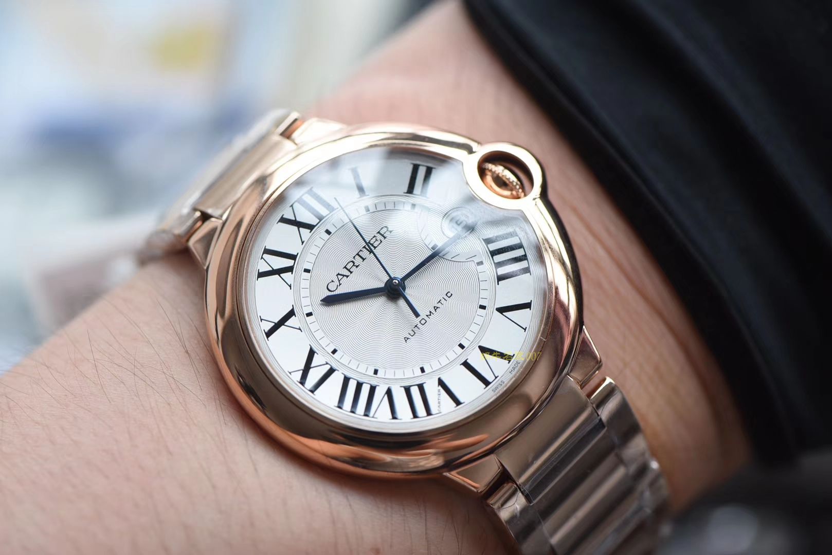 CARTIER卡地亚蓝气球系列W69006Z2腕表    V6厂蓝气球全玫瑰金款 / K210