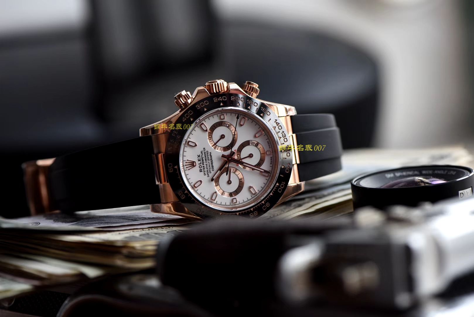 视频评测N厂超级胶带款4130迪通拿  Rolex劳力士宇宙计型迪通拿系列M116515ln-0019腕表 / R306