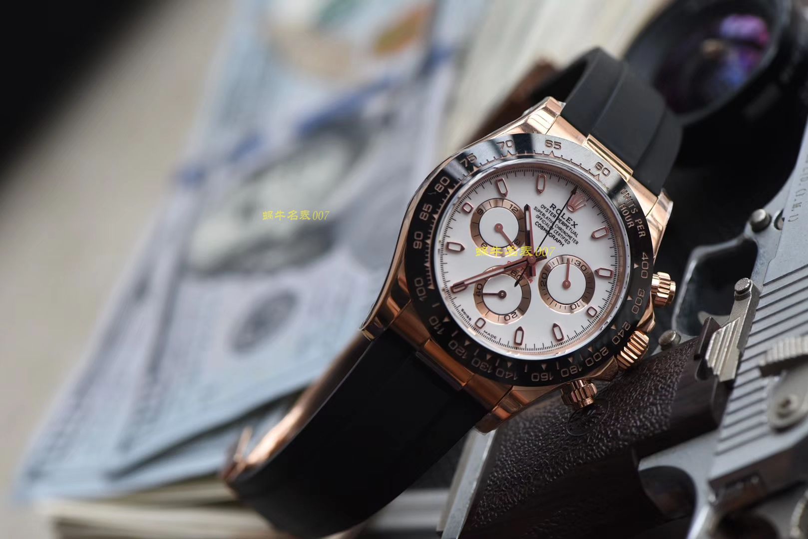 视频评测N厂超级胶带款4130迪通拿  Rolex劳力士宇宙计型迪通拿系列M116515ln-0019腕表 / R306