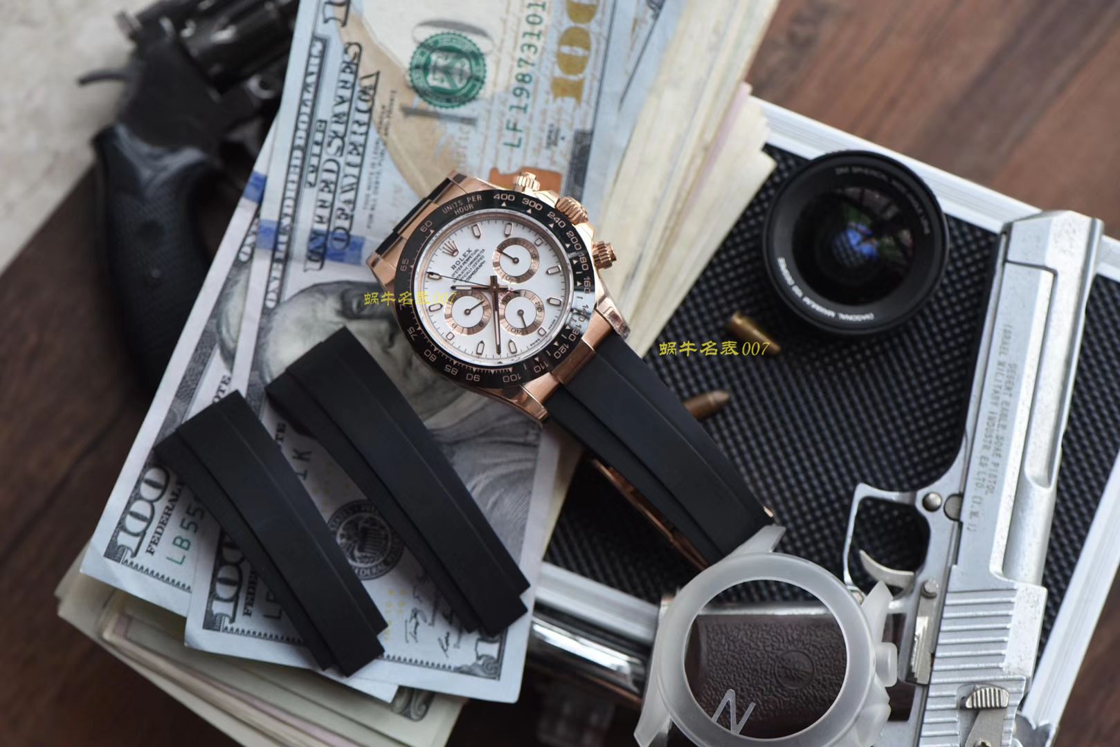 视频评测N厂超级胶带款4130迪通拿  Rolex劳力士宇宙计型迪通拿系列M116515ln-0019腕表 / R306