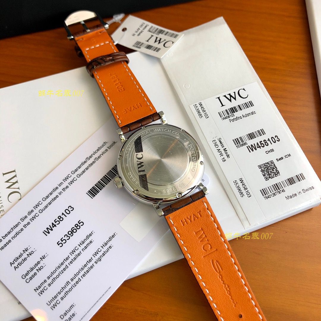   渠道原单  IWC万国表柏涛菲诺系列IW458103腕表独家渠道！波涛菲诺系列女款！ / WG353