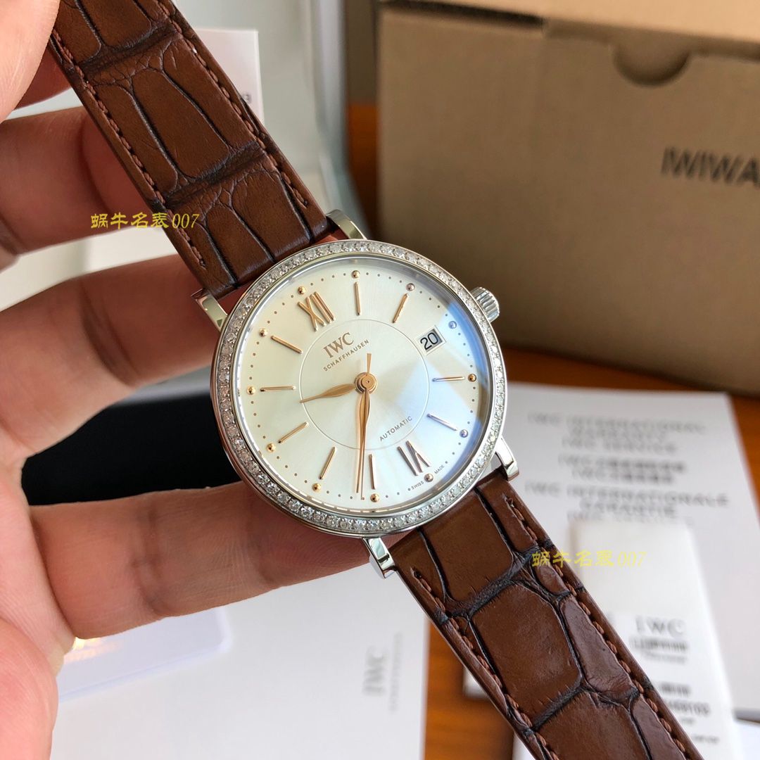   渠道原单  IWC万国表柏涛菲诺系列IW458103腕表独家渠道！波涛菲诺系列女款！ / WG353