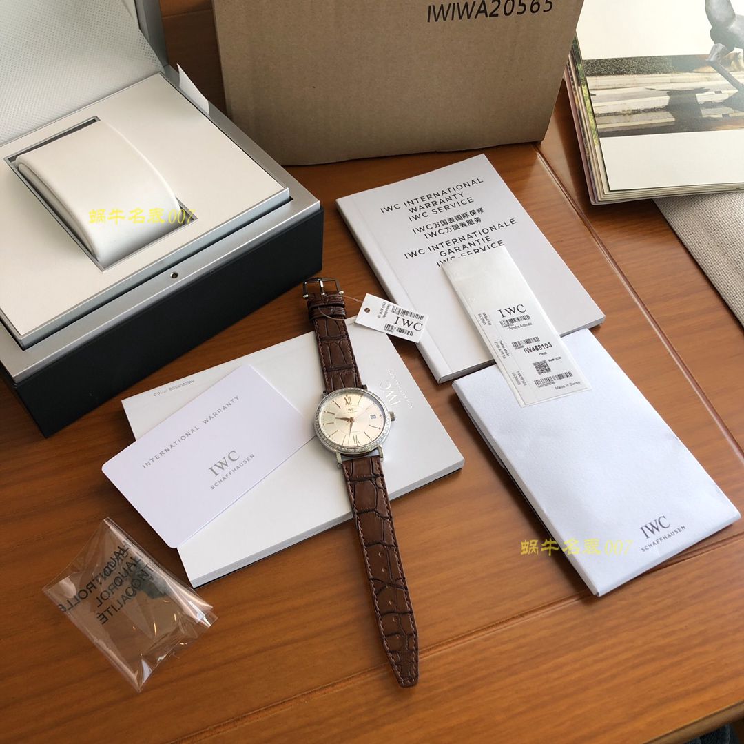   渠道原单  IWC万国表柏涛菲诺系列IW458103腕表独家渠道！波涛菲诺系列女款！ / WG353