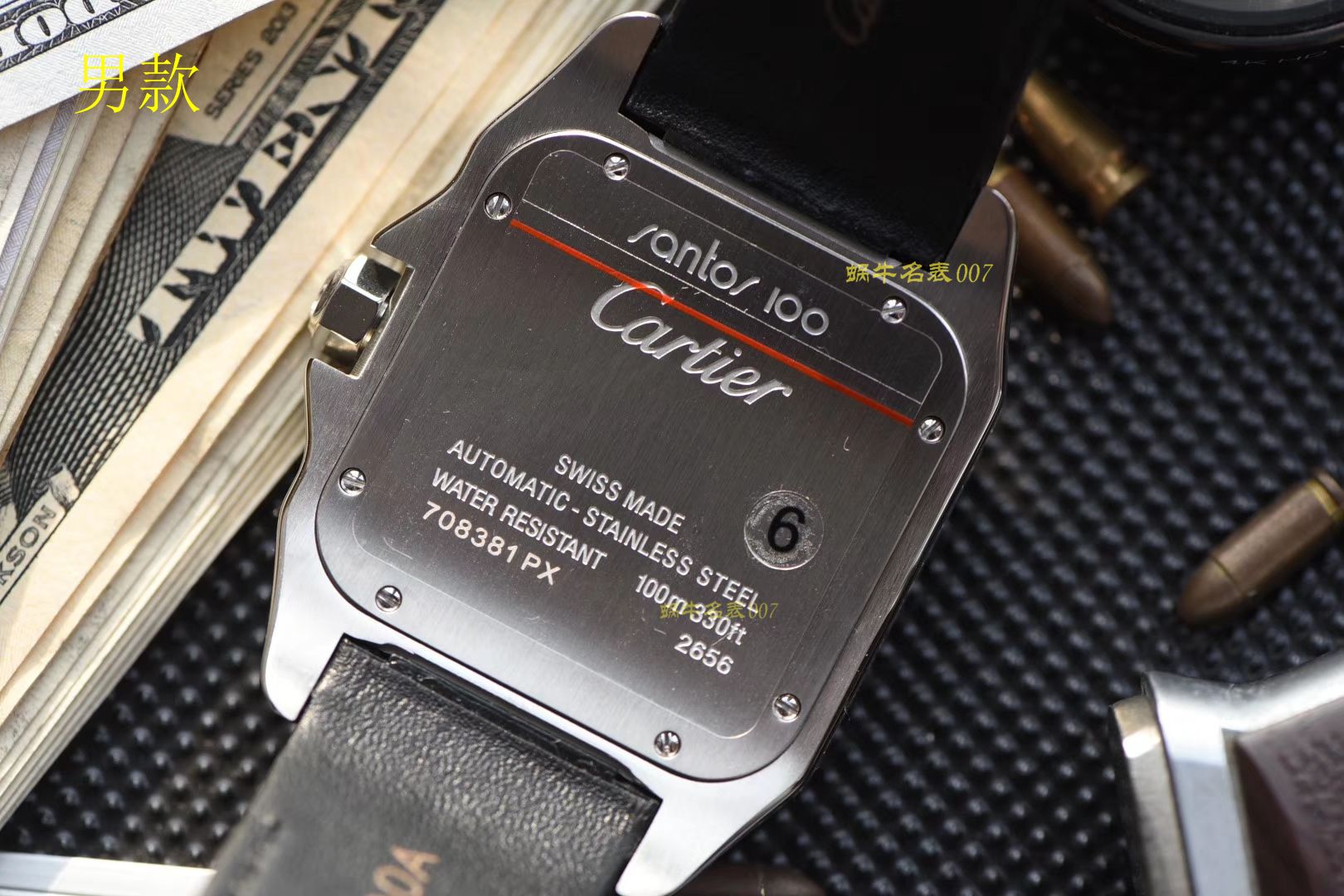 视频评测卡地亚山度士W20106X8腕表，V6厂满钻款SANTOS 100后镶钻 / K212