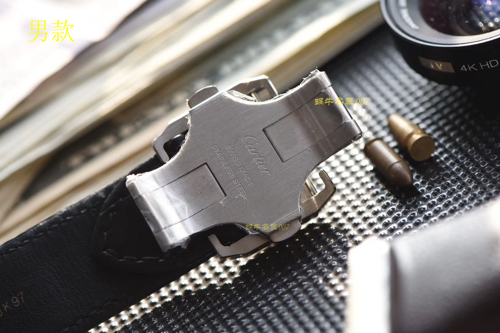 视频评测卡地亚山度士W20106X8腕表，V6厂满钻款SANTOS 100后镶钻 / K212