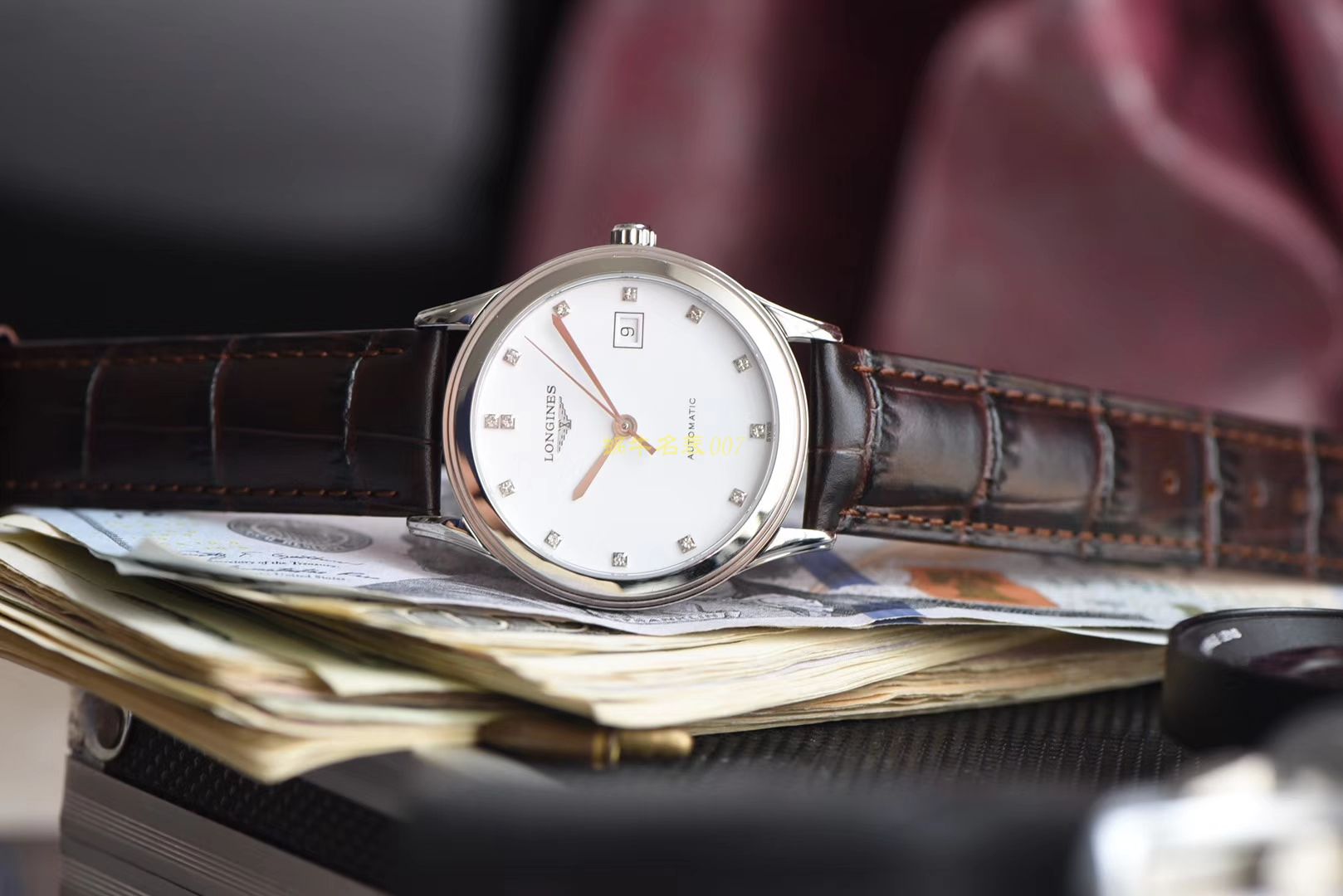 浪琴优雅军旗系列 L4.874.4.12.6，L4.874.4.96.6等男士机械腕表  浪琴军旗系列精品❗ 超薄1：1版本～   / L109