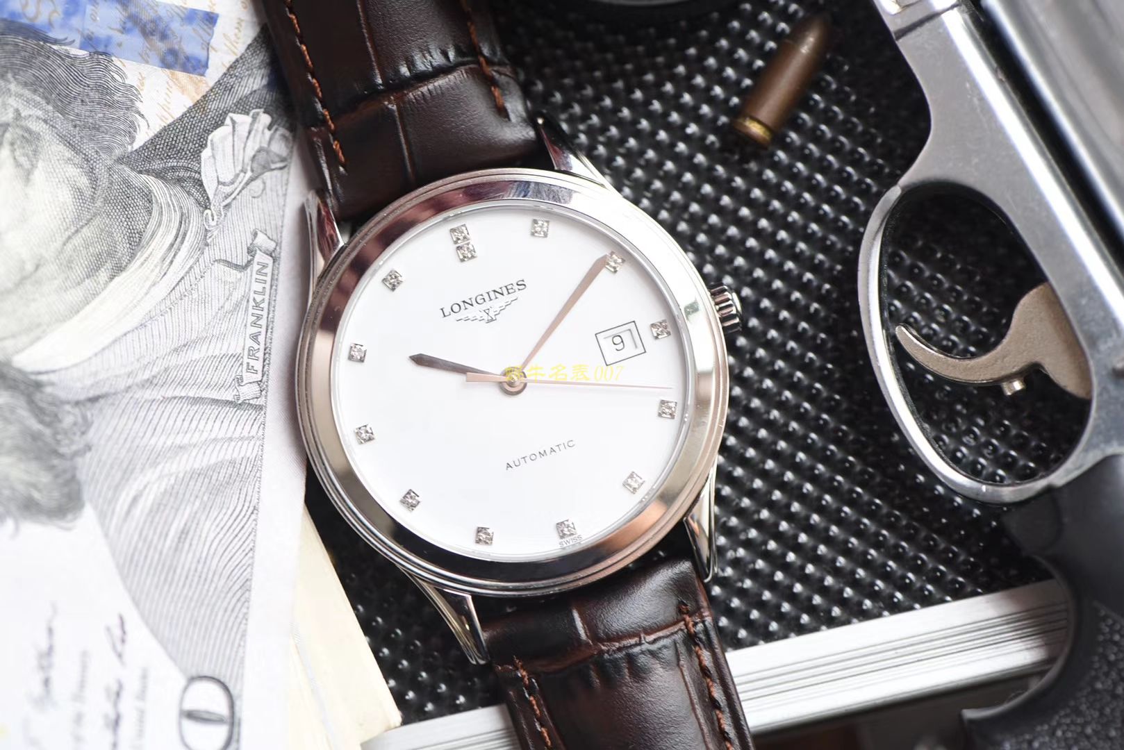 浪琴优雅军旗系列 L4.874.4.12.6，L4.874.4.96.6等男士机械腕表  浪琴军旗系列精品❗ 超薄1：1版本～   / L109