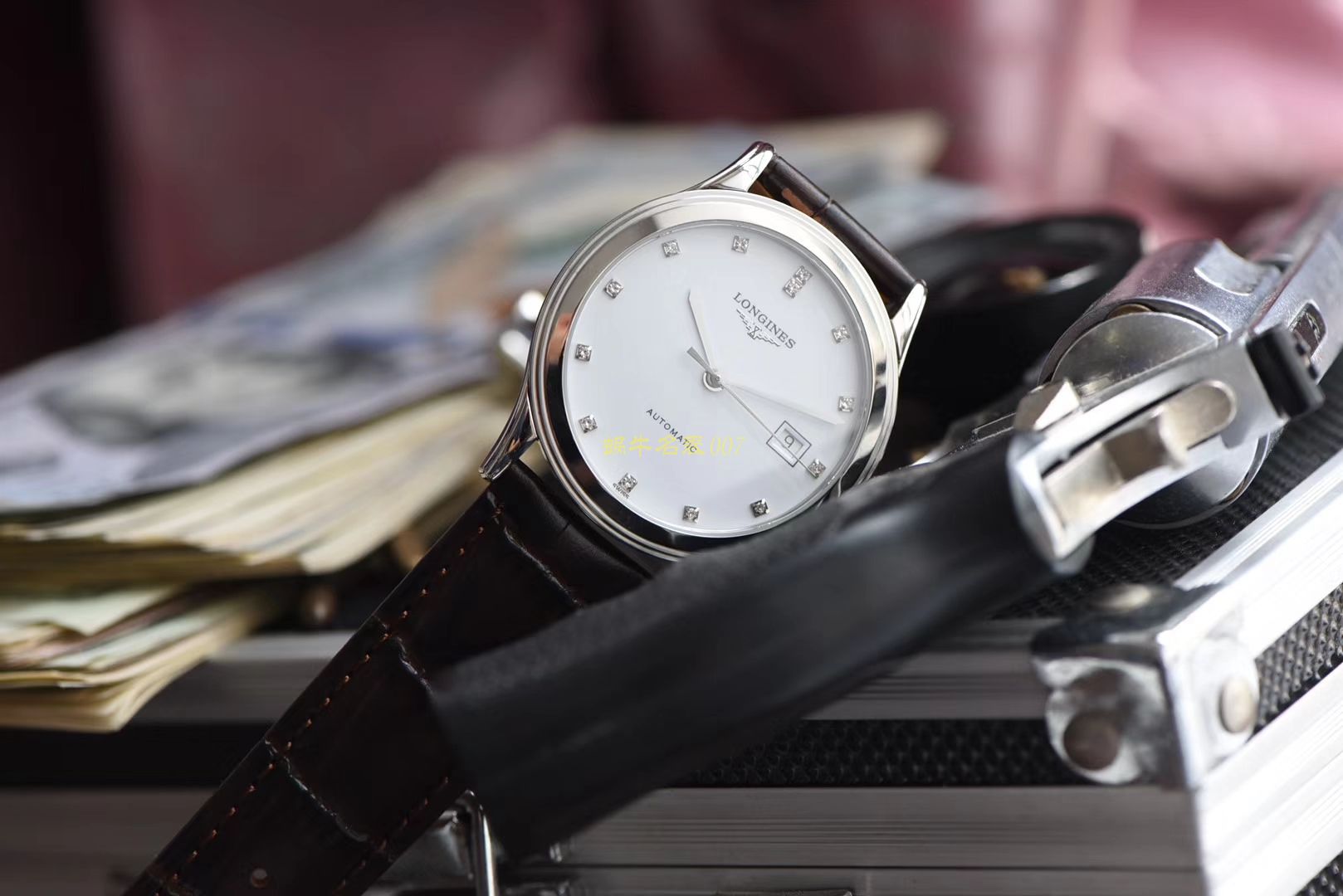 浪琴优雅军旗系列 L4.874.4.12.6，L4.874.4.96.6等男士机械腕表  浪琴军旗系列精品❗ 超薄1：1版本～   / L109