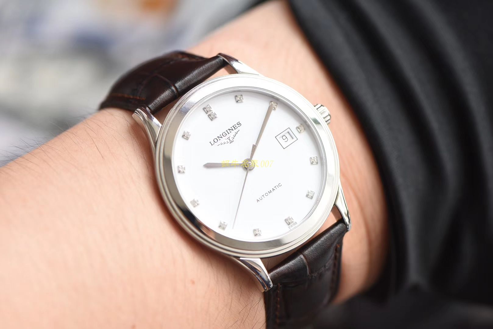 浪琴优雅军旗系列 L4.874.4.12.6，L4.874.4.96.6等男士机械腕表  浪琴军旗系列精品❗ 超薄1：1版本～   / L109