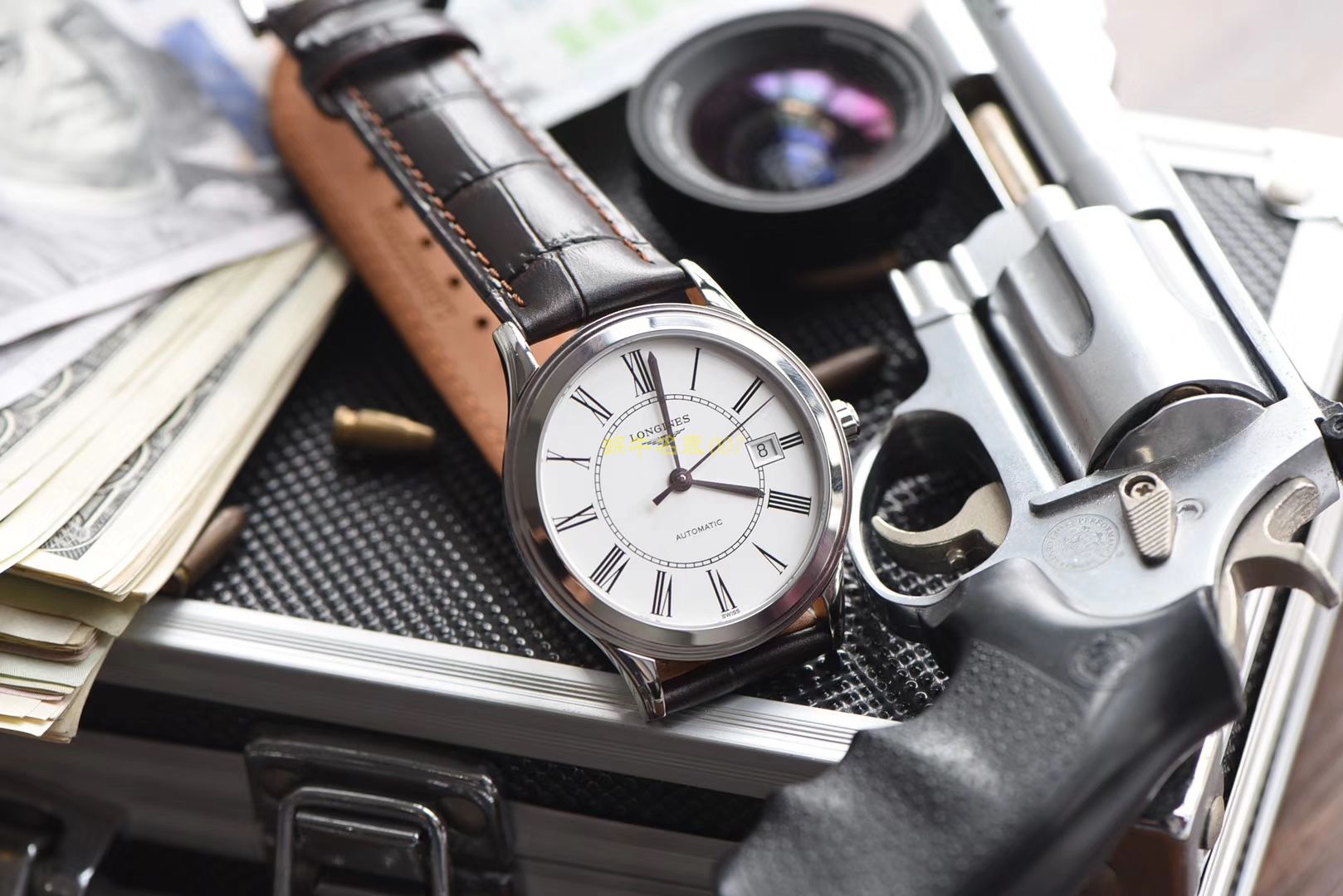 浪琴优雅军旗系列 L4.874.4.12.6，L4.874.4.96.6等男士机械腕表  浪琴军旗系列精品❗ 超薄1：1版本～   / L109