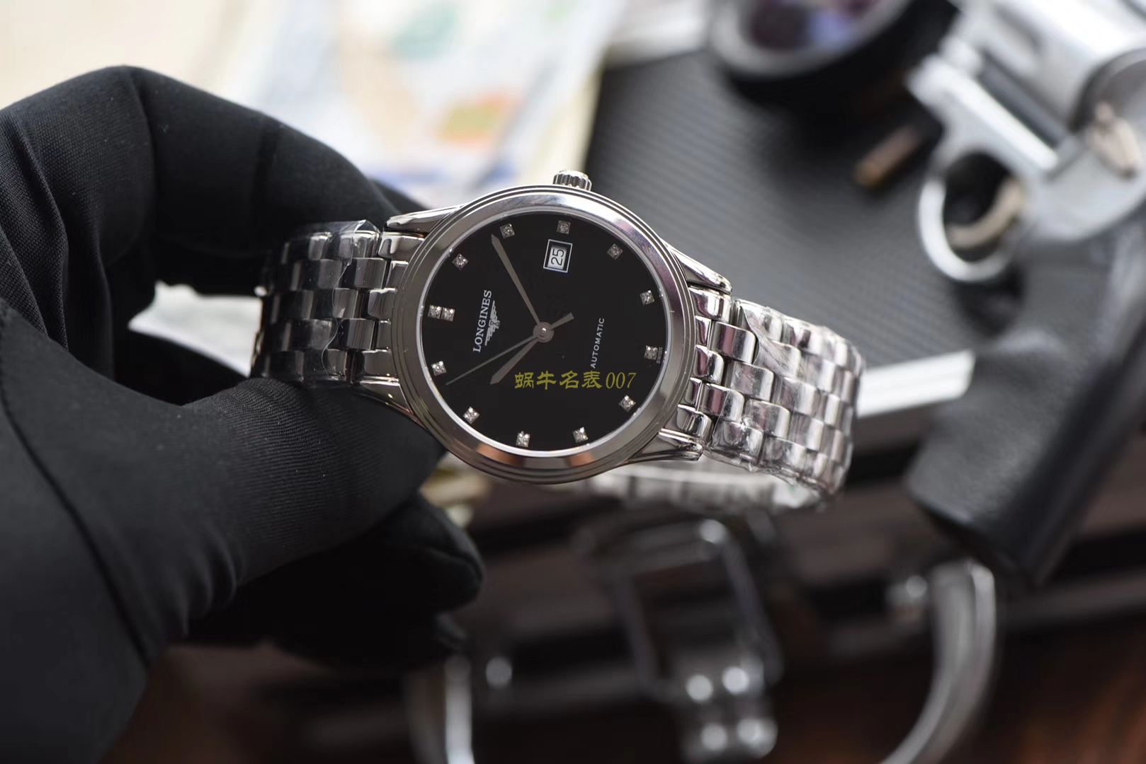 浪琴优雅军旗系列 L4.874.4.12.6，L4.874.4.96.6等男士机械腕表  浪琴军旗系列精品❗ 超薄1：1版本～   / L109