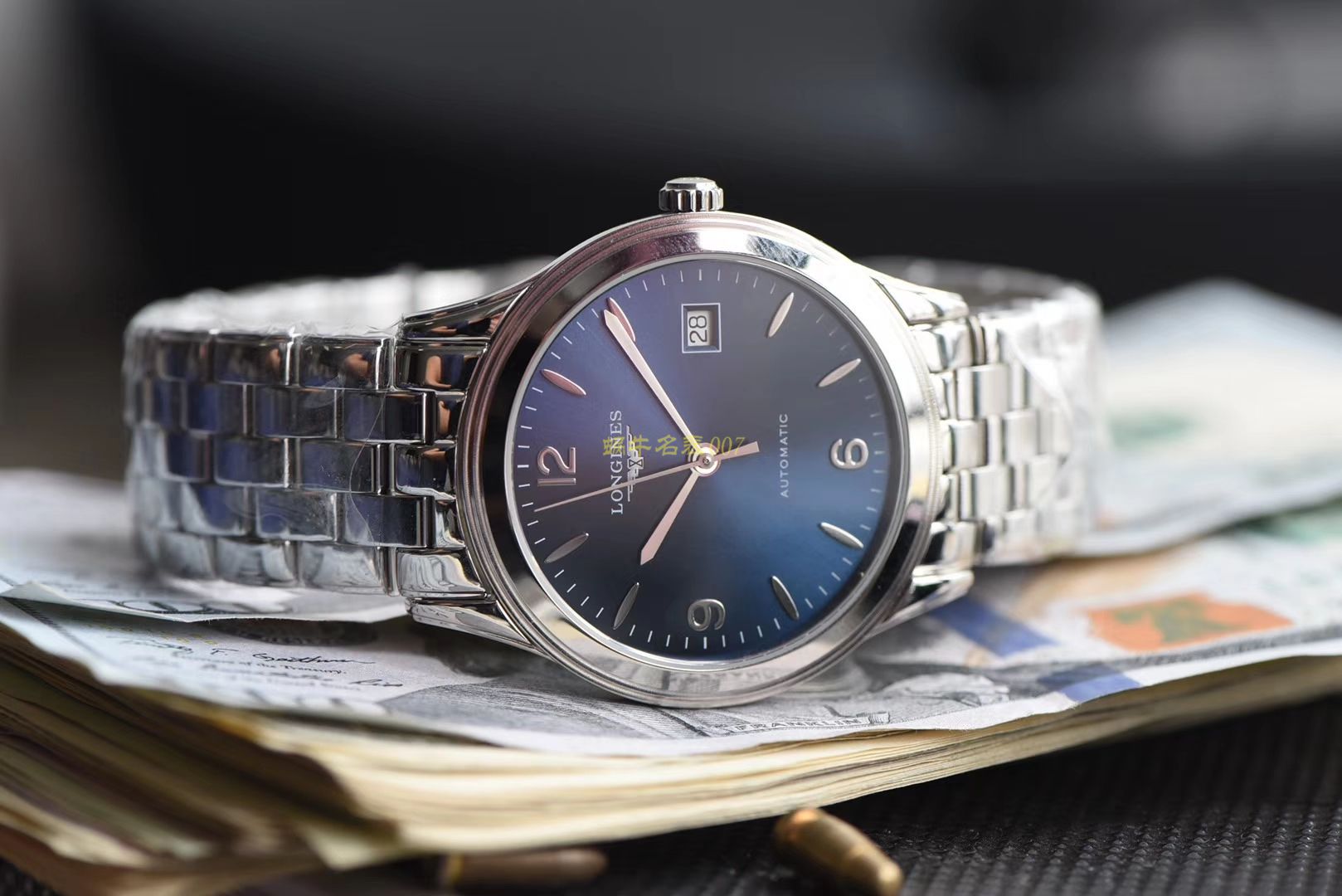 浪琴优雅军旗系列 L4.874.4.12.6，L4.874.4.96.6等男士机械腕表  浪琴军旗系列精品❗ 超薄1：1版本～   / L109