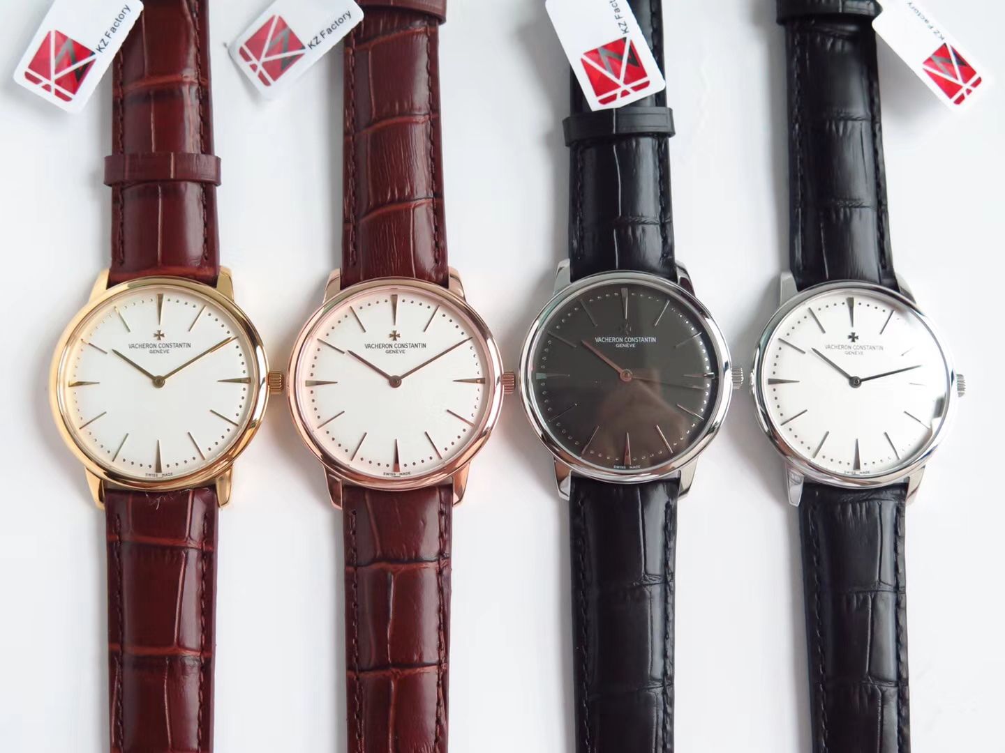   KZ  江诗丹顿传承系列81180/000G-9117（白面）,81180/000P-9539（深灰）腕表 / JS199