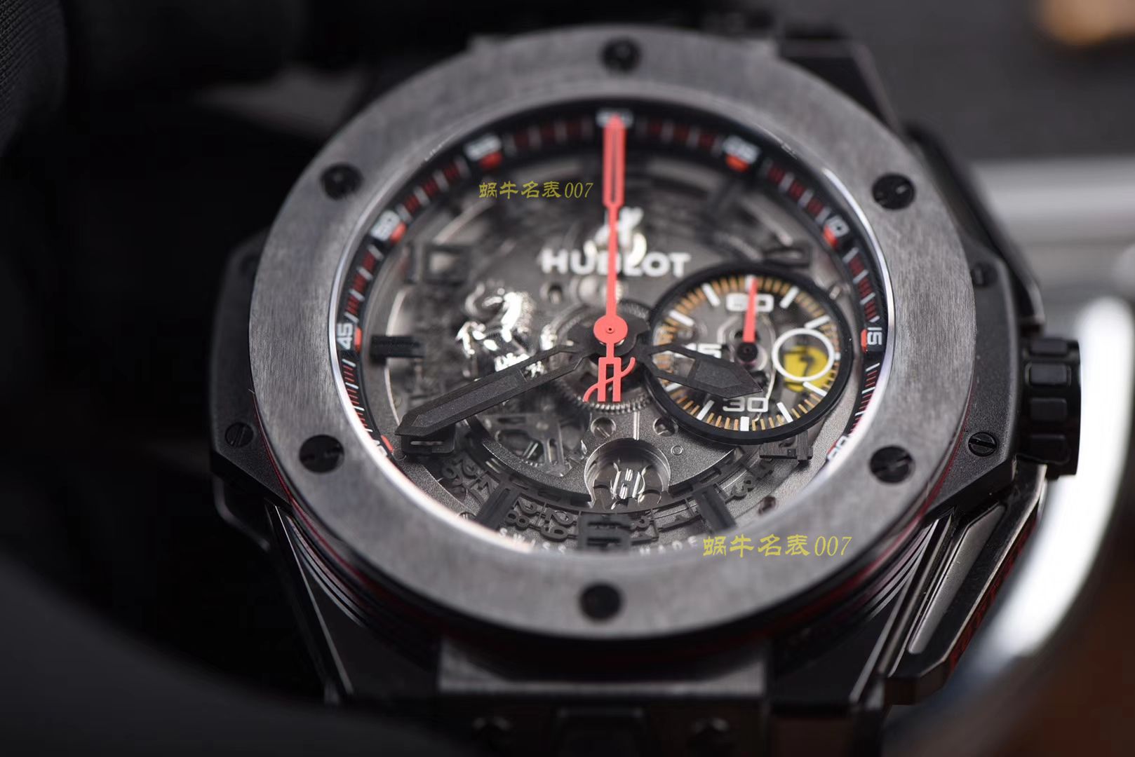 视频评测宇舶法拉利系列401.CX.0123.VR腕表  HBBV6最新力作‼️ Hublot  Ferrari Ceramic F11系列   / YB062