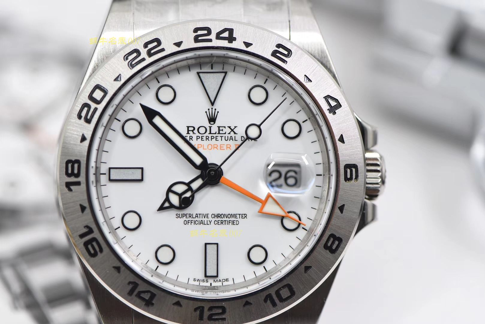 劳力士探险家型系列m216570-0001 白盘腕表  N厂探险家二代超级3187自动机械机芯   / R316