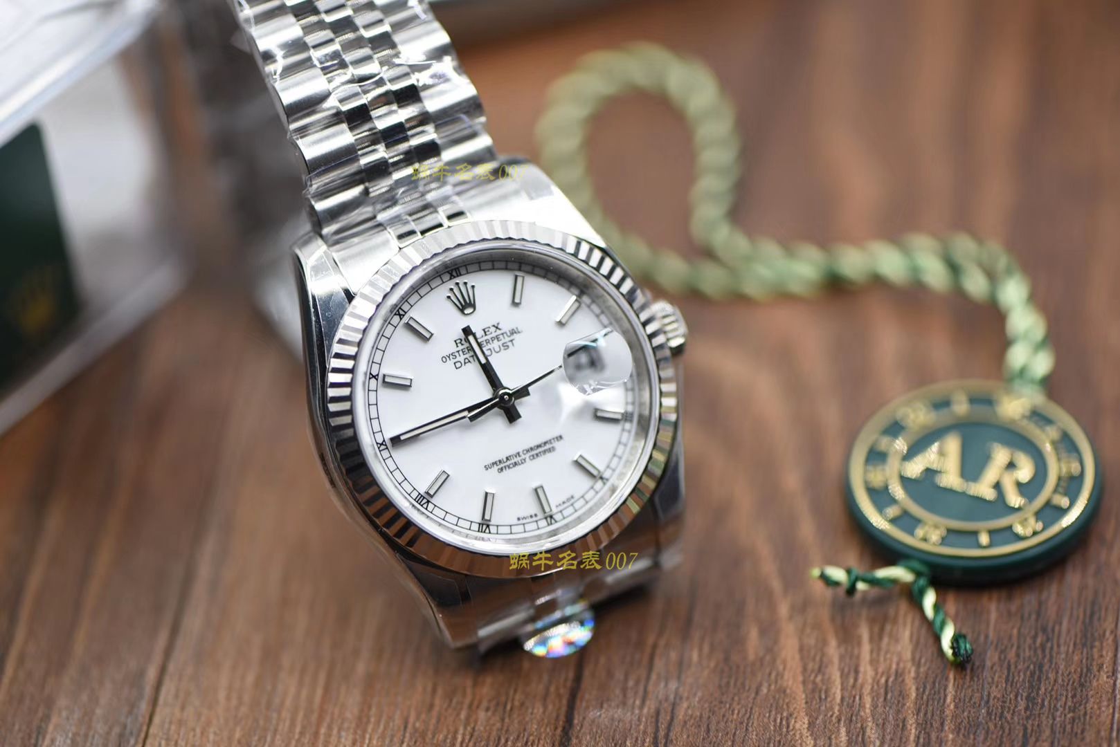 劳力士日志型系列116234白盘腕表36毫米  AR高 / R317