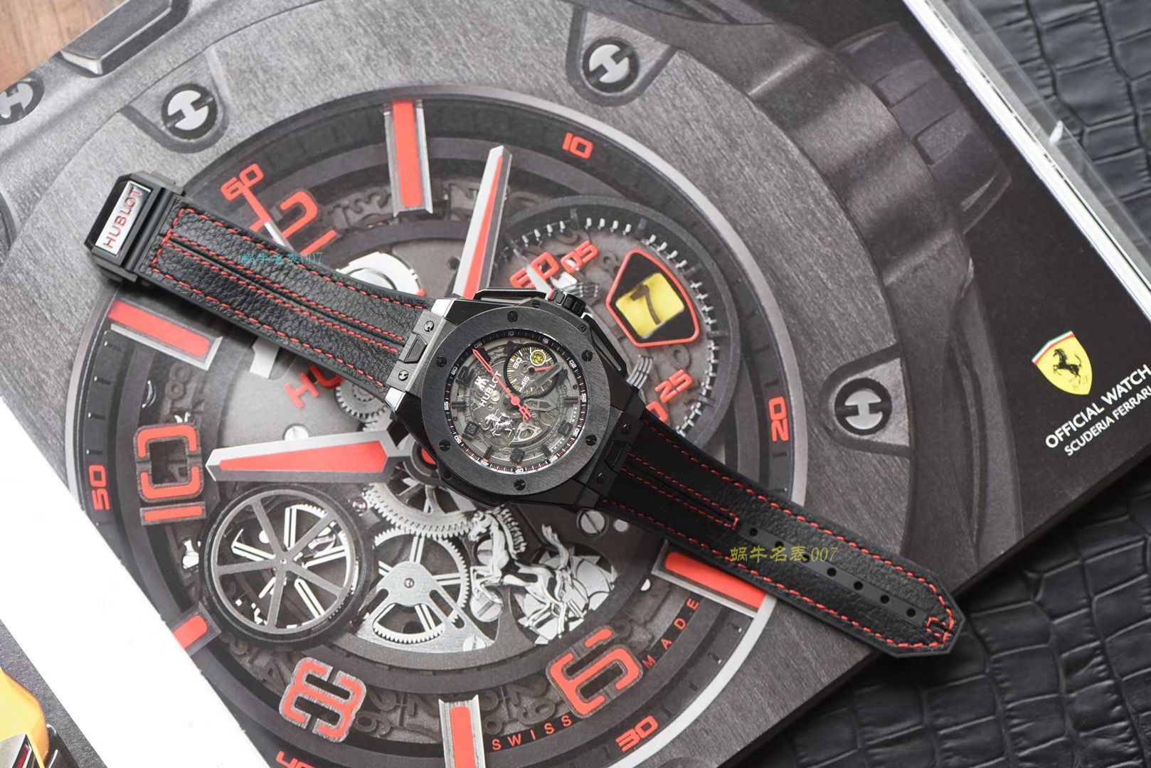 视频评测宇舶法拉利系列401.CX.0123.VR腕表  HBBV6最新力作‼️ Hublot  Ferrari Ceramic F11系列   / YB062