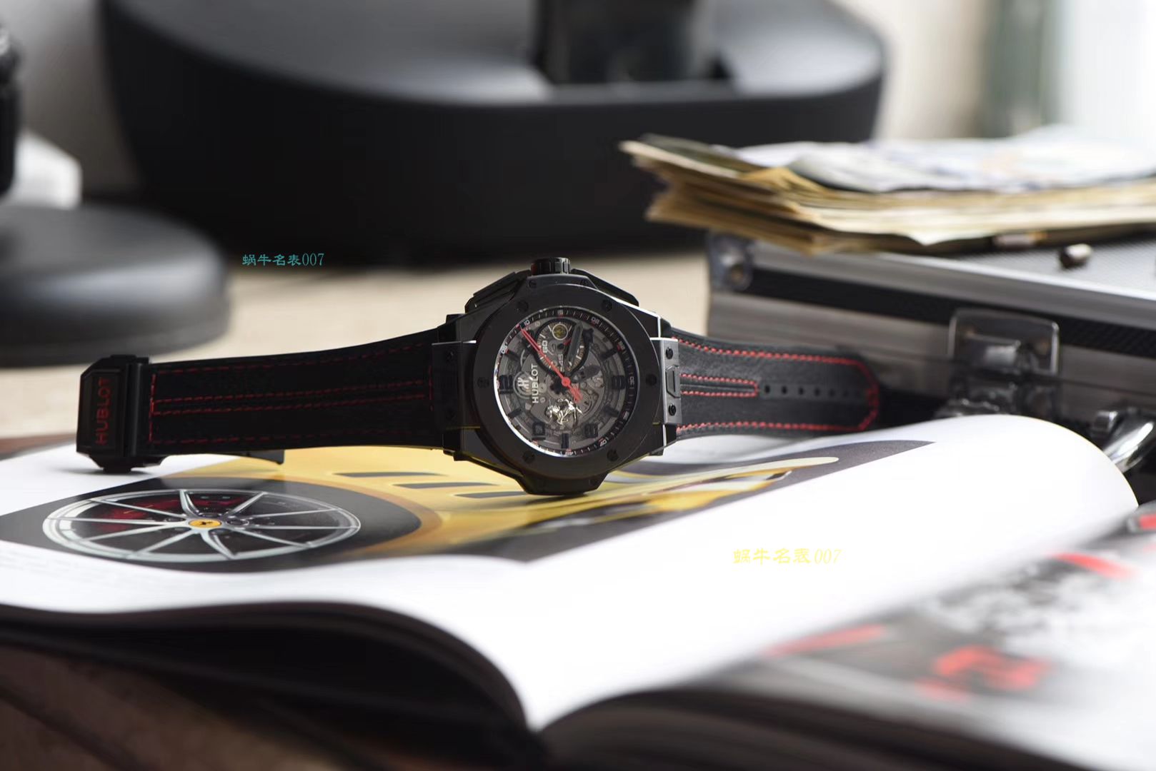 视频评测宇舶法拉利系列401.CX.0123.VR腕表  HBBV6最新力作‼️ Hublot  Ferrari Ceramic F11系列   / YB062