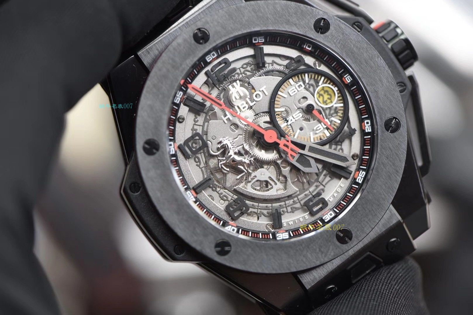 视频评测宇舶法拉利系列401.CX.0123.VR腕表  HBBV6最新力作‼️ Hublot  Ferrari Ceramic F11系列   / YB062