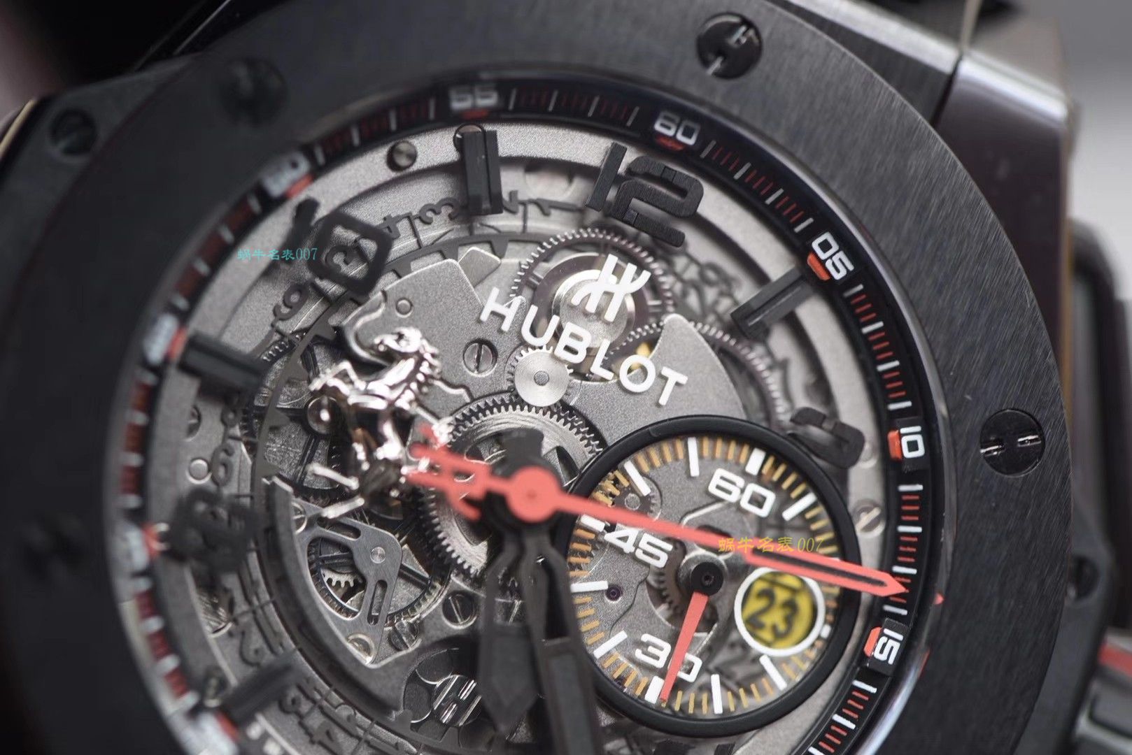 视频评测宇舶法拉利系列401.CX.0123.VR腕表  HBBV6最新力作‼️ Hublot  Ferrari Ceramic F11系列   / YB062