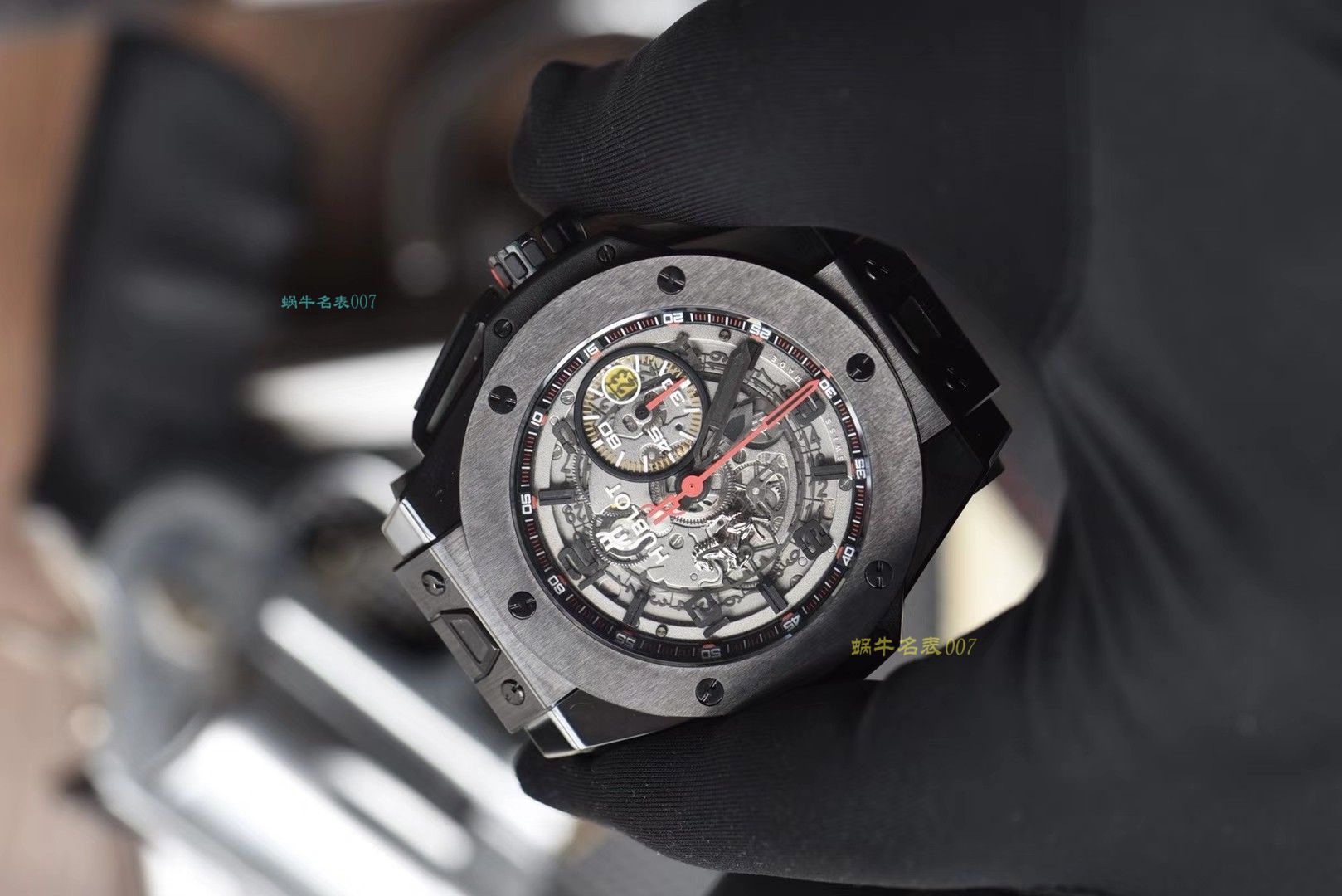 视频评测宇舶法拉利系列401.CX.0123.VR腕表  HBBV6最新力作‼️ Hublot  Ferrari Ceramic F11系列   / YB062