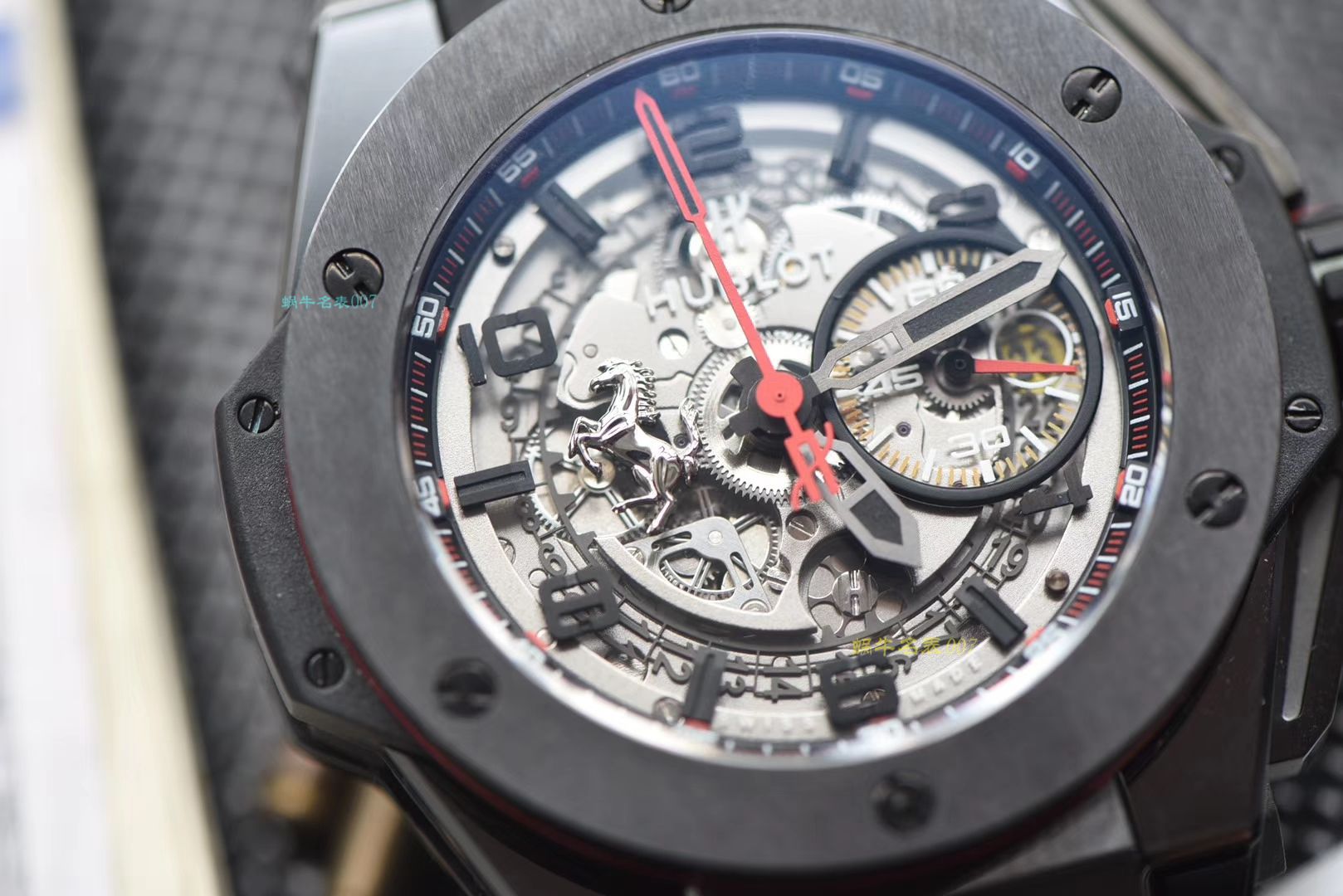 视频评测宇舶法拉利系列401.CX.0123.VR腕表  HBBV6最新力作‼️ Hublot  Ferrari Ceramic F11系列   / YB062