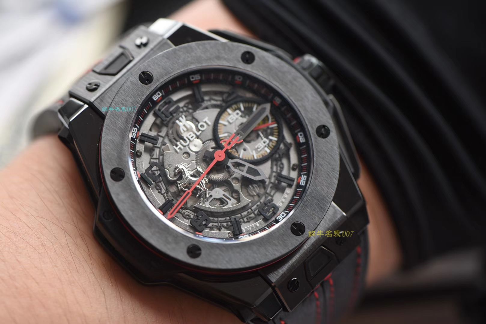 视频评测宇舶法拉利系列401.CX.0123.VR腕表  HBBV6最新力作‼️ Hublot  Ferrari Ceramic F11系列   / YB062