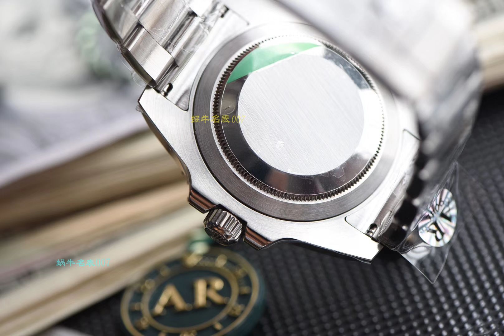   AR劳力士绿水鬼手表  劳力士潜航者型系列116610LV-97200 绿盘腕表 / R318