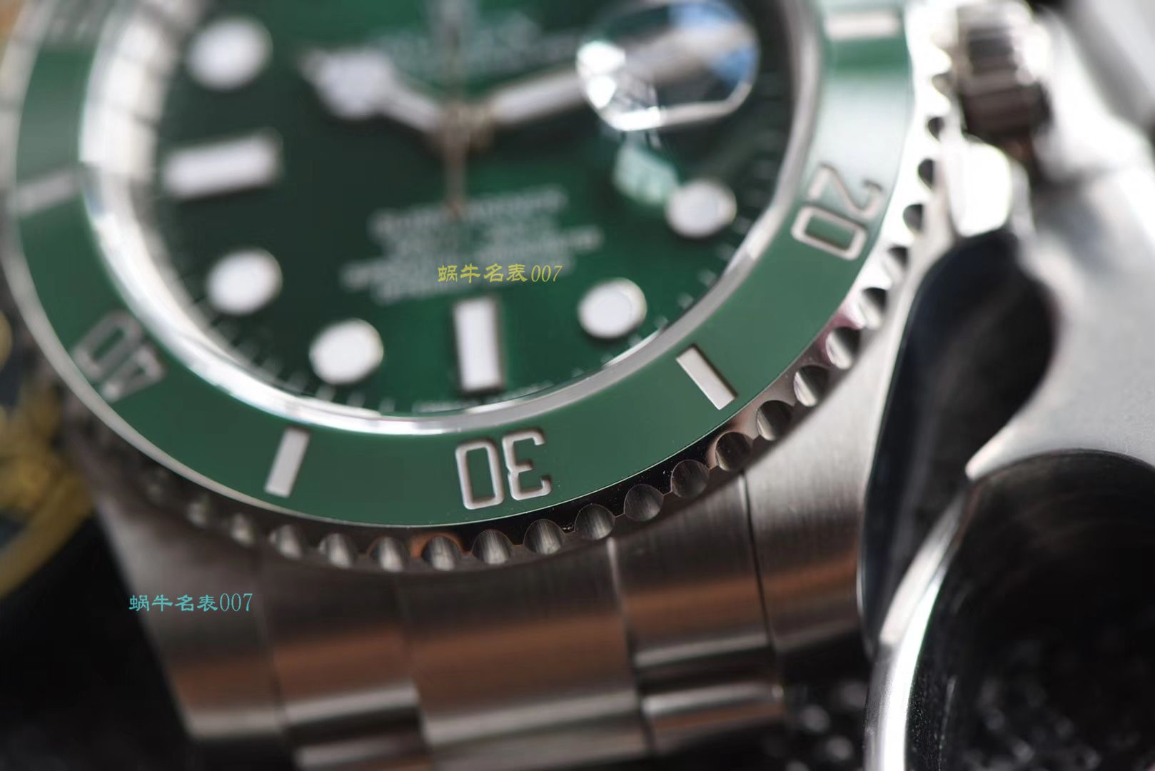   AR劳力士绿水鬼手表  劳力士潜航者型系列116610LV-97200 绿盘腕表 / R318