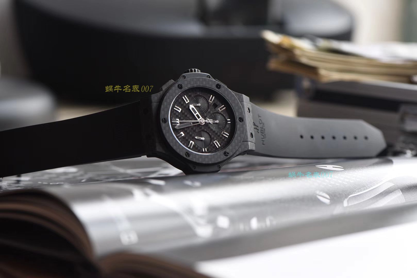 视频评测V6厂宇舶碳纤维手表  HUBLOT宇舶系列301.QX.1724.RX腕表 / YB063