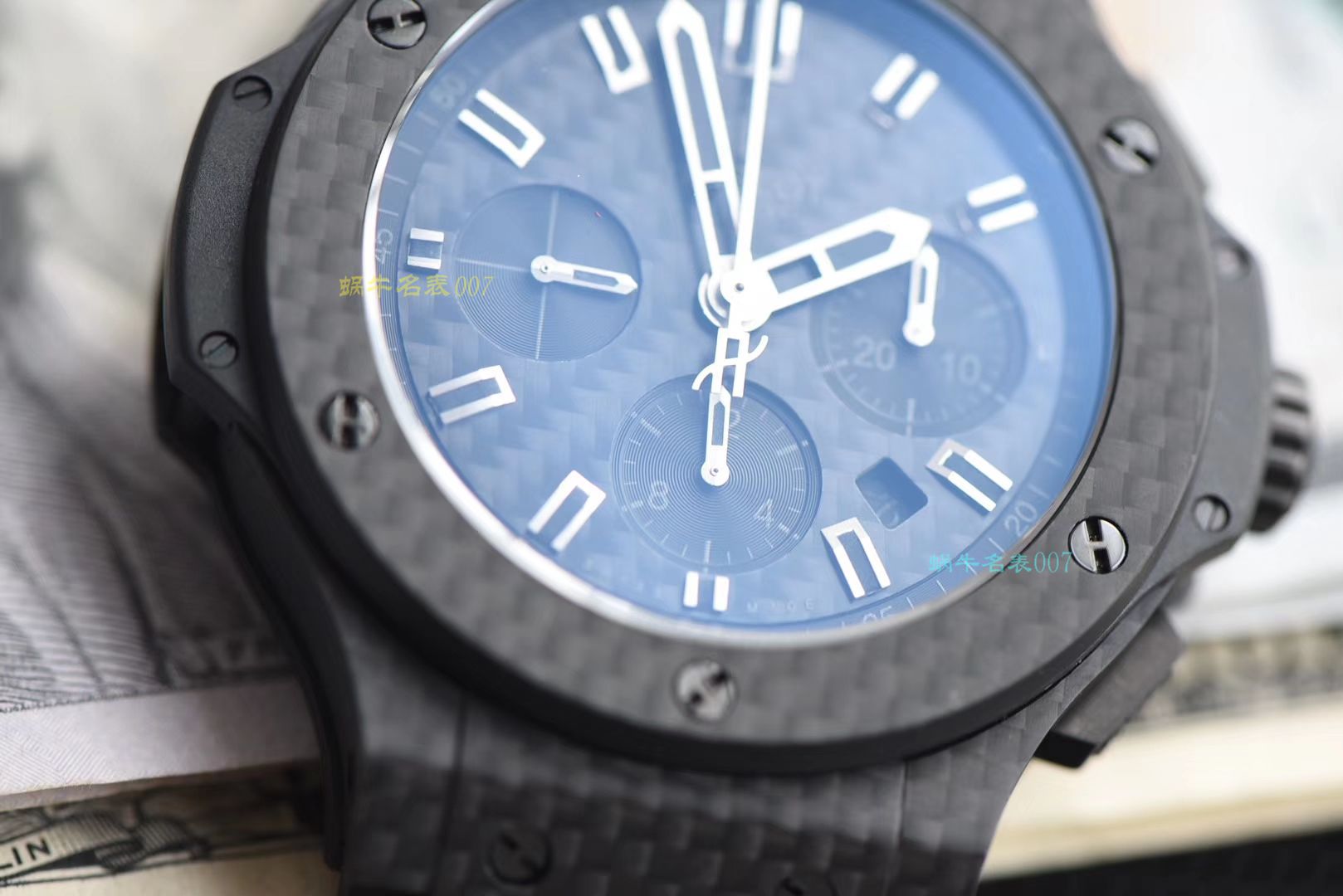 视频评测V6厂宇舶碳纤维手表  HUBLOT宇舶系列301.QX.1724.RX腕表 / YB063