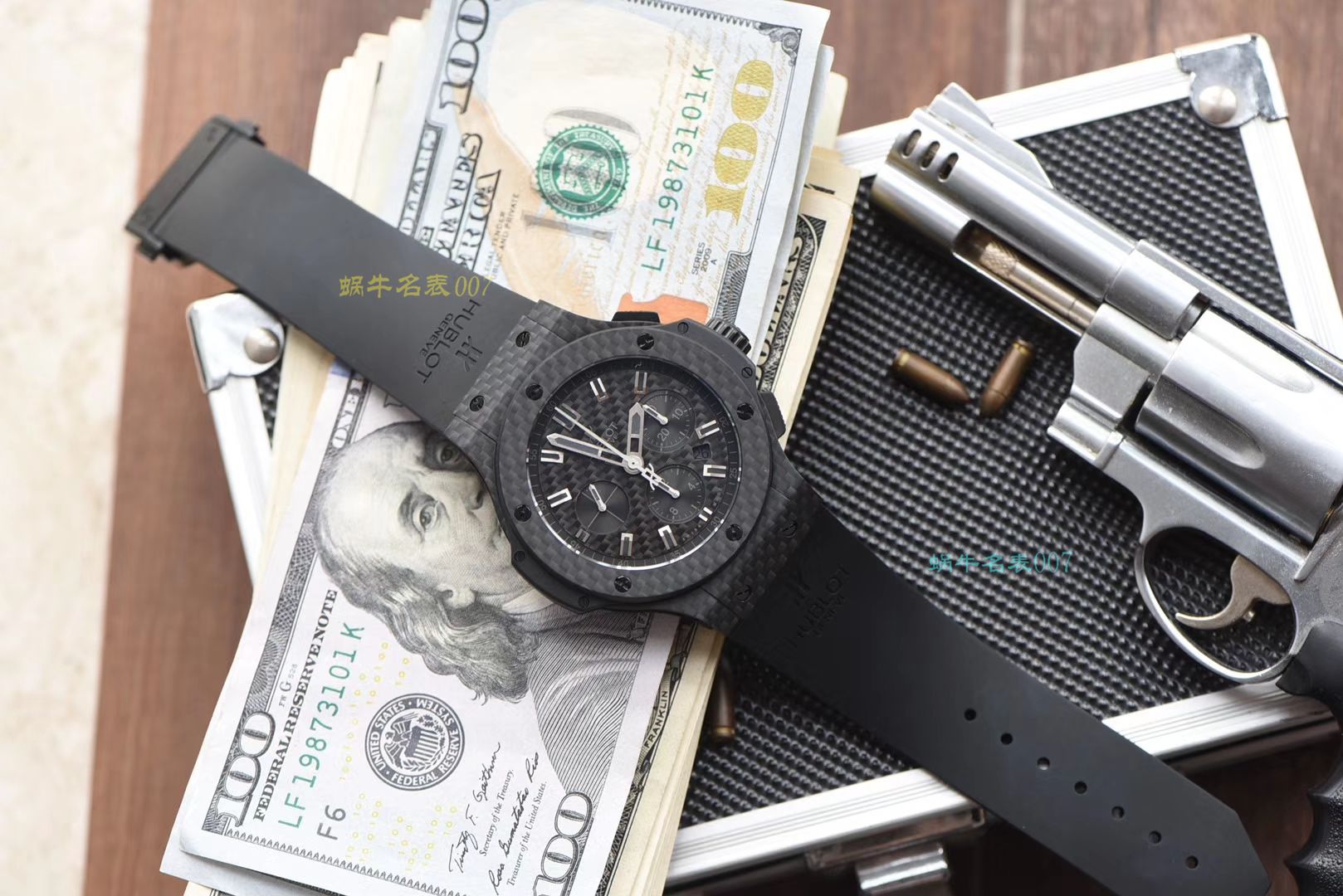 视频评测V6厂宇舶碳纤维手表  HUBLOT宇舶系列301.QX.1724.RX腕表 / YB063