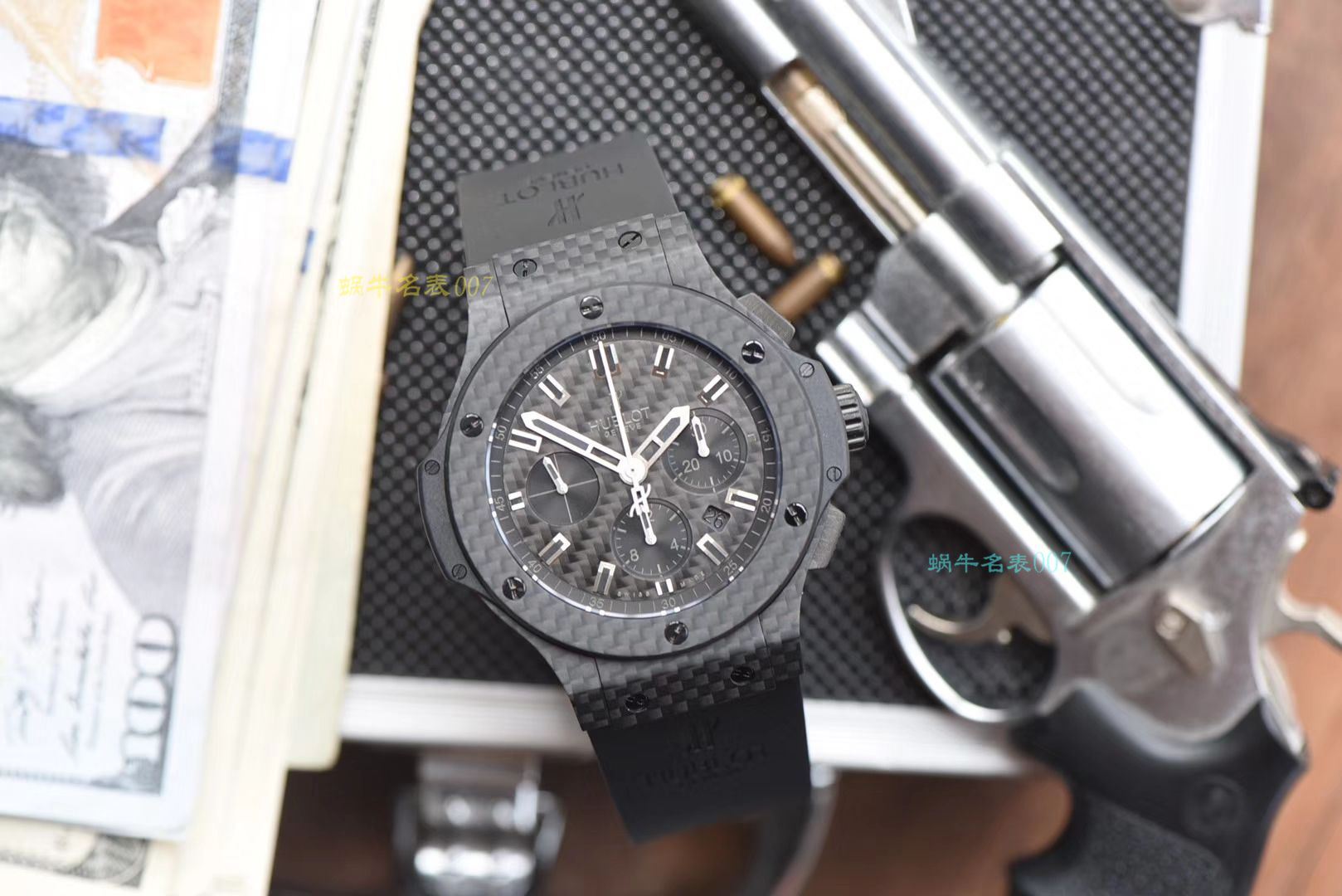 视频评测V6厂宇舶碳纤维手表  HUBLOT宇舶系列301.QX.1724.RX腕表 / YB063