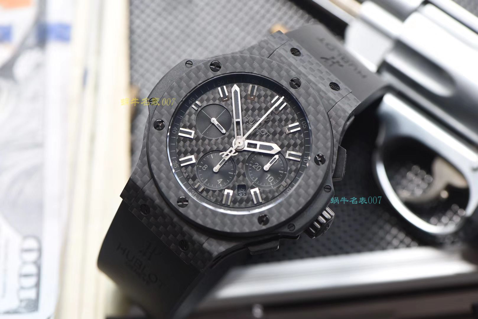 视频评测V6厂宇舶碳纤维手表  HUBLOT宇舶系列301.QX.1724.RX腕表 / YB063