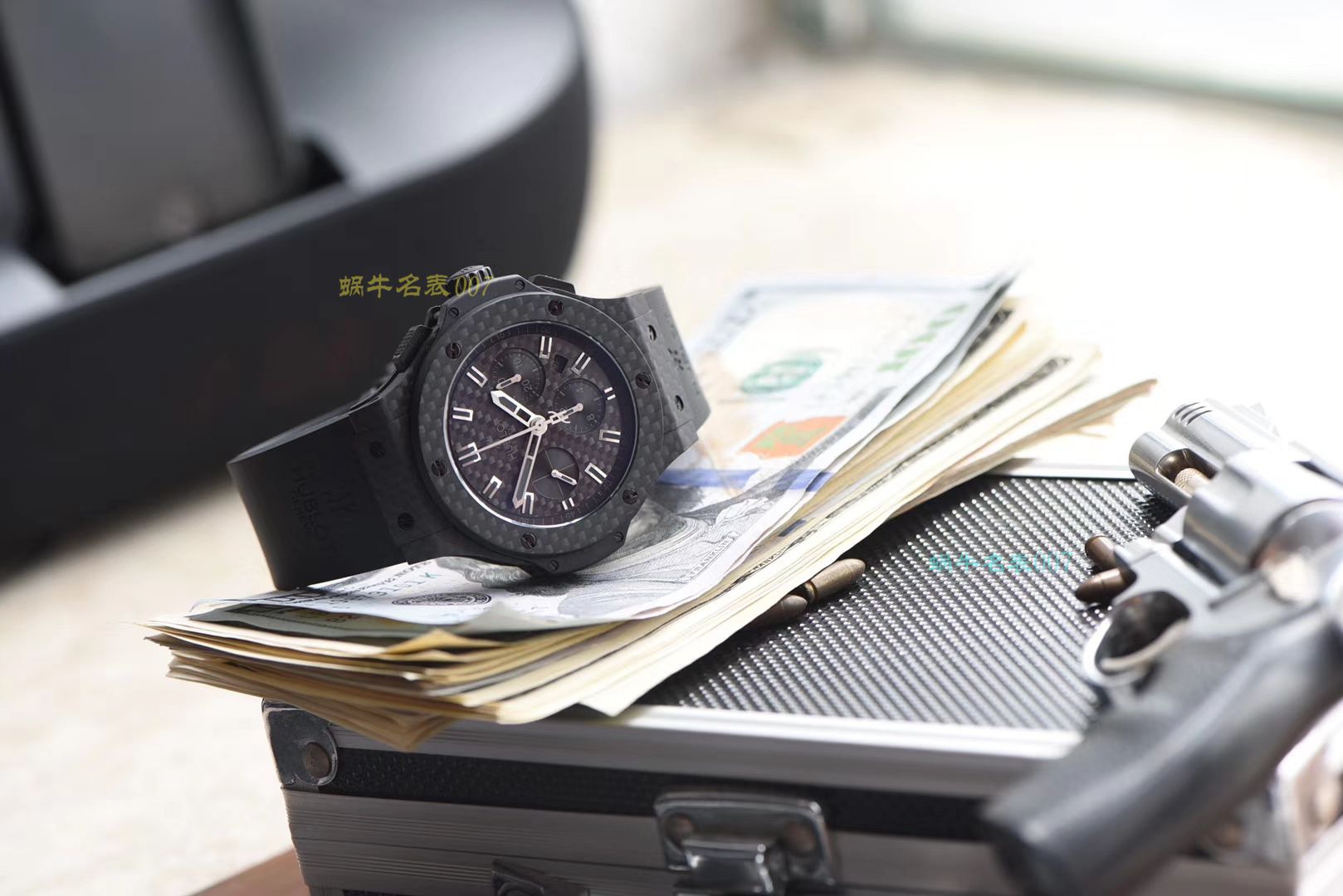 视频评测V6厂宇舶碳纤维手表  HUBLOT宇舶系列301.QX.1724.RX腕表 / YB063