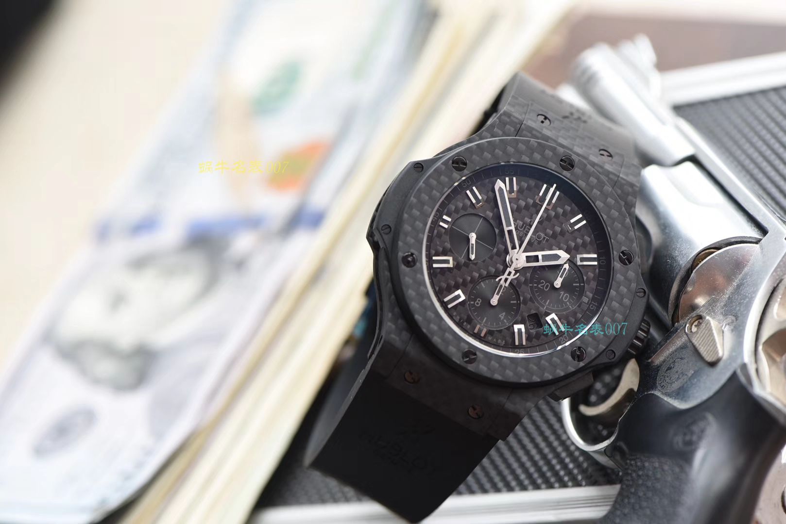 视频评测V6厂宇舶碳纤维手表  HUBLOT宇舶系列301.QX.1724.RX腕表 / YB063