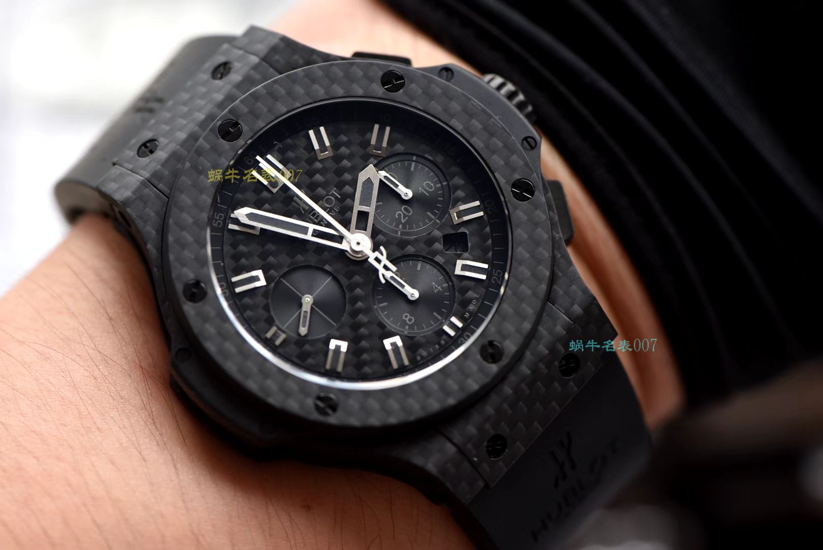 视频评测V6厂宇舶碳纤维手表  HUBLOT宇舶系列301.QX.1724.RX腕表 / YB063