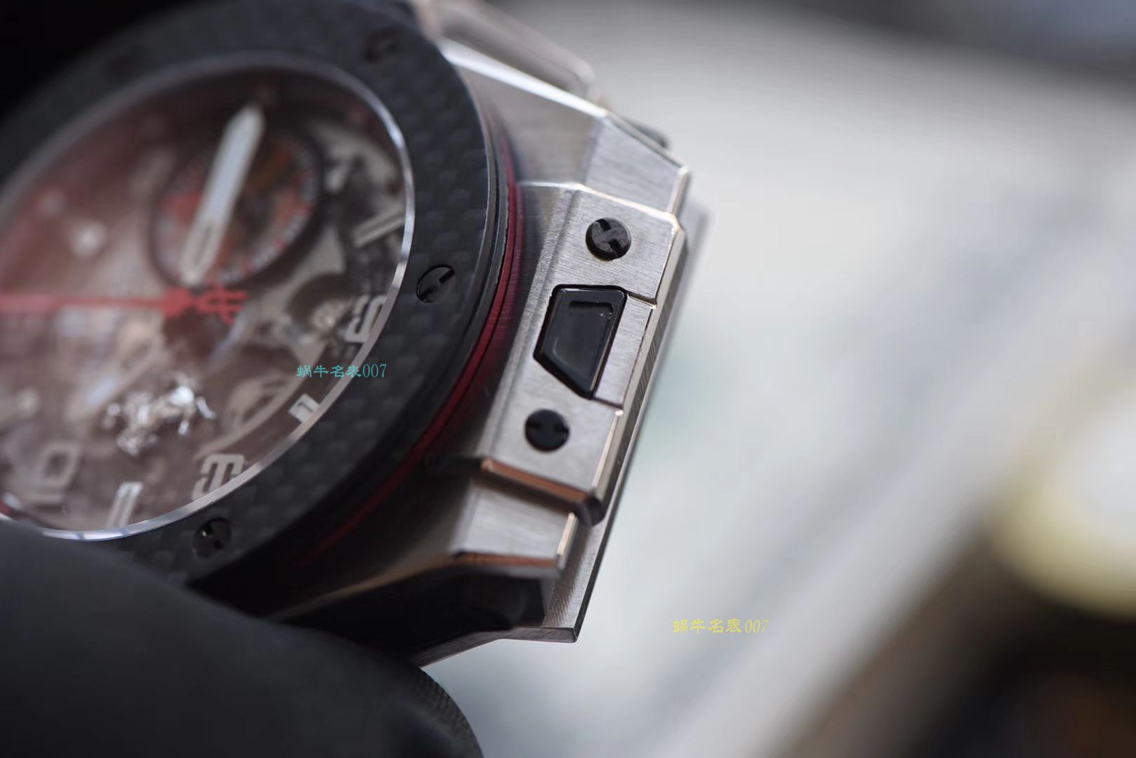 视频评测V6出品  Hublot  Ferrari Titanium F3系列 宇舶法拉利401.NQ.0123.VR腕表 / YB066