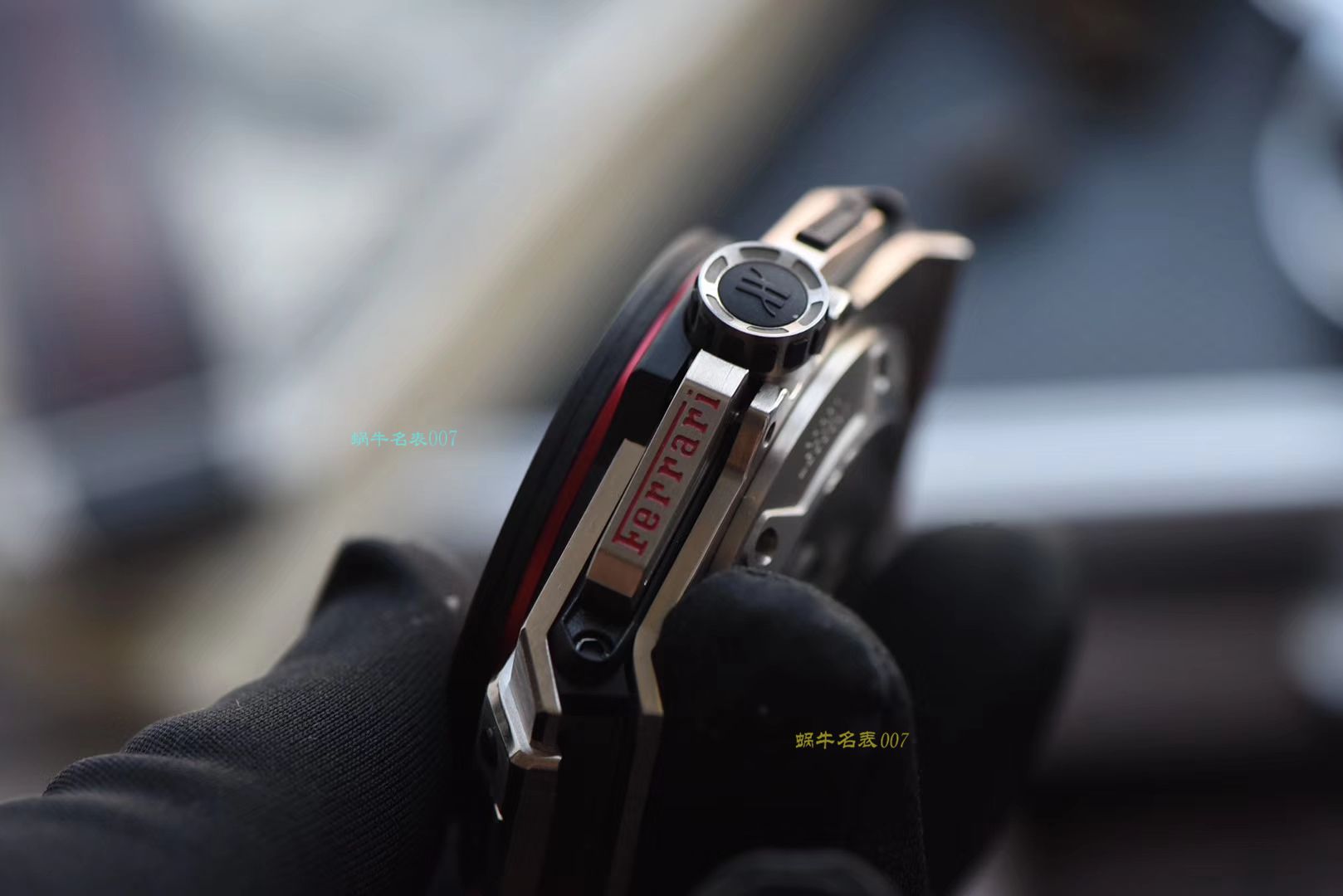 视频评测V6出品  Hublot  Ferrari Titanium F3系列 宇舶法拉利401.NQ.0123.VR腕表 / YB066